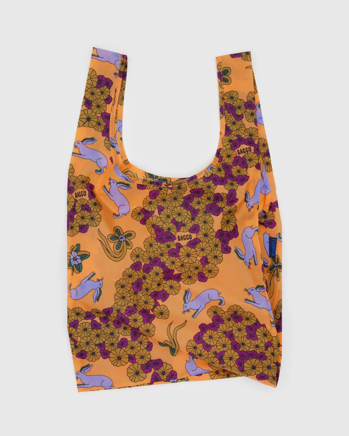 NWT Baggu Standard Reusable Bag Wild Rabbit US seller Discontinued OOP Sold Out