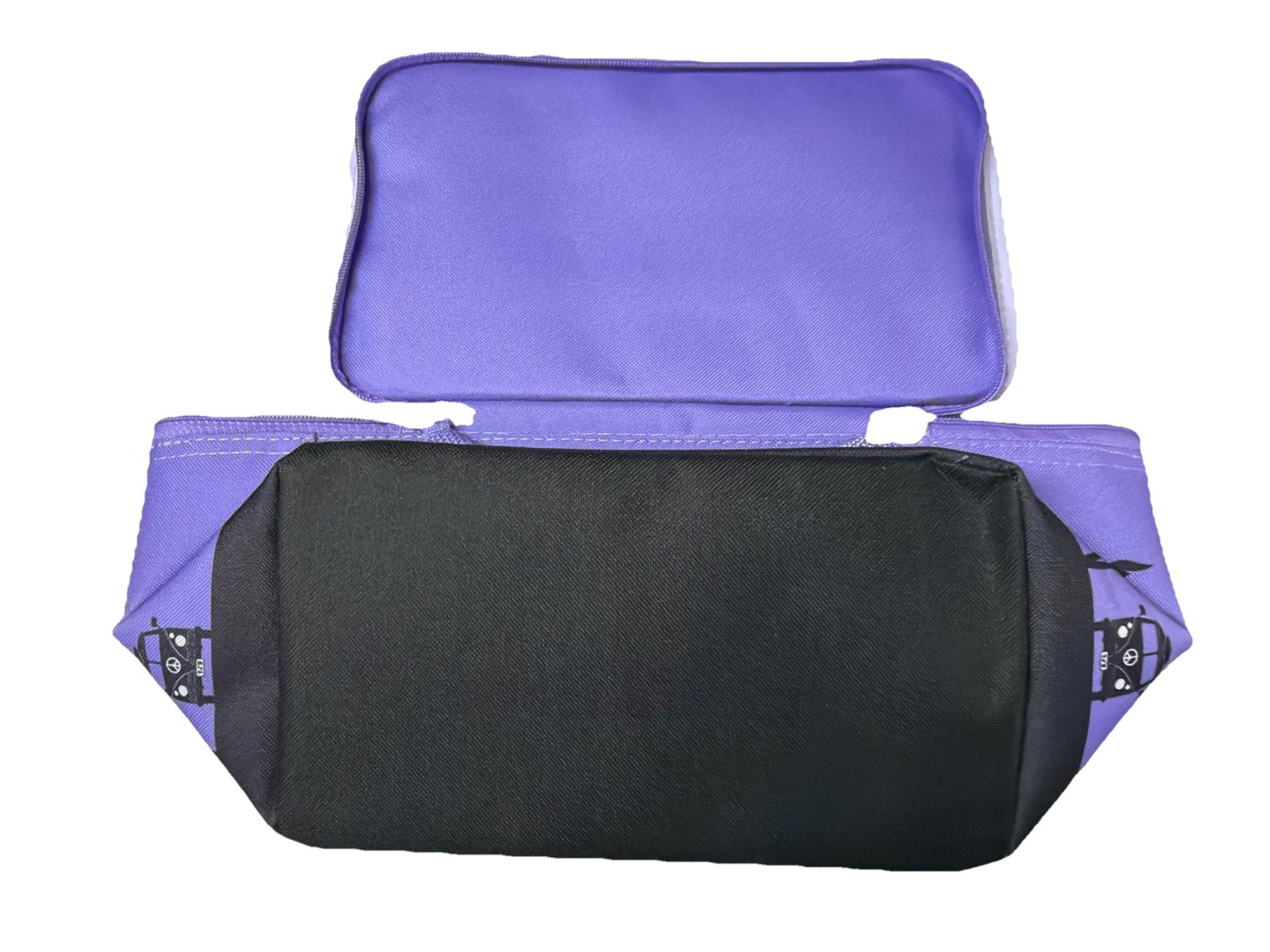 Trader Joe’s Purple MINI TOTE INSULATED COOLER TRAVEL LUNCH BEACH BAG Lavender