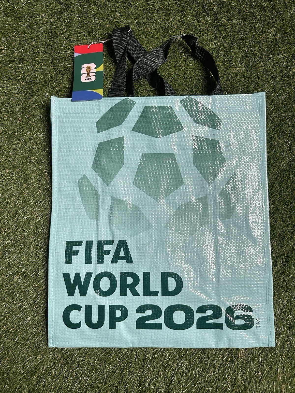 FIFA World Cup 2026 Reusable Large Tote Bag Green Graphic