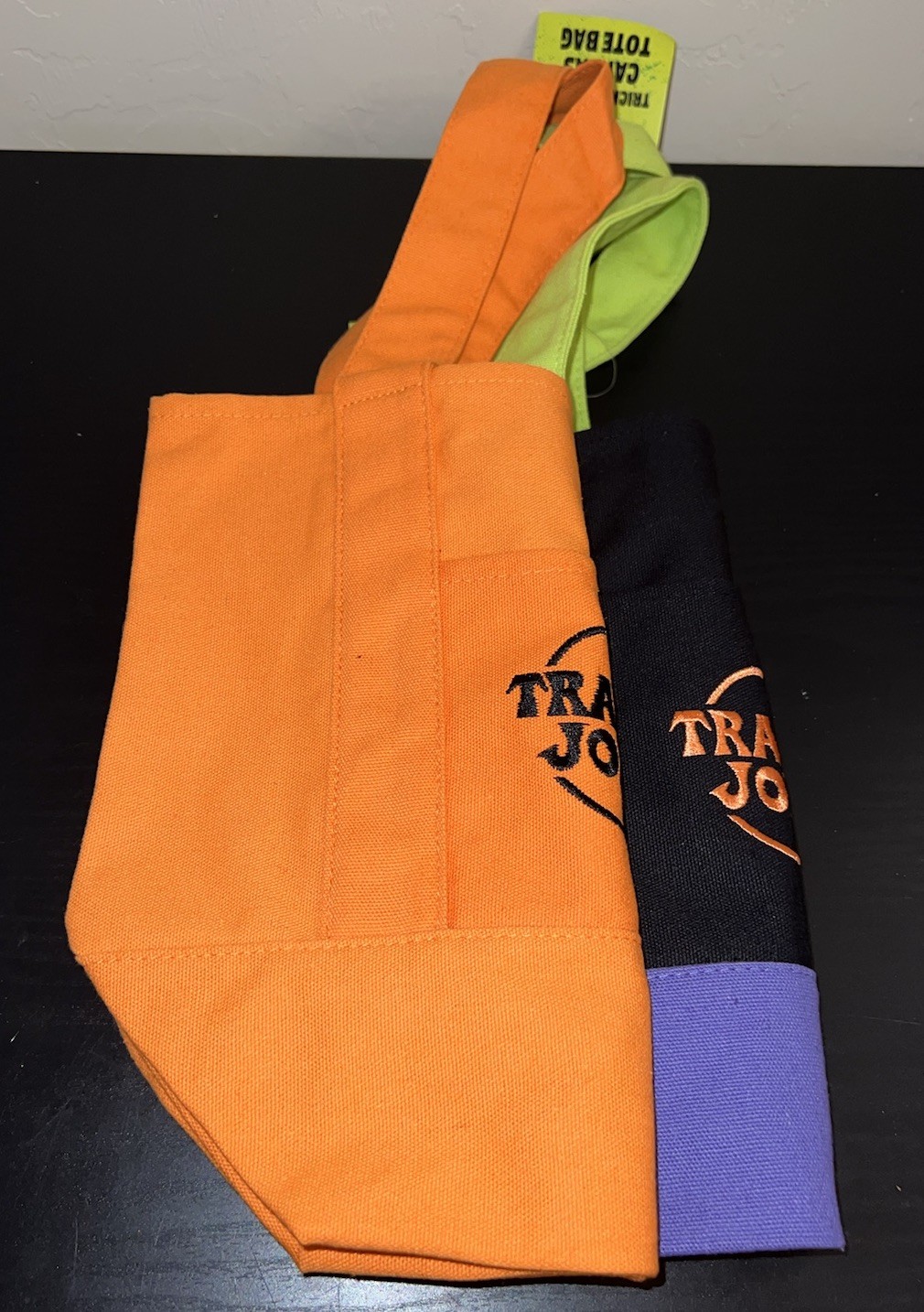 Trader Joes Set Of 2 Halloween Tote Bags Brand New!