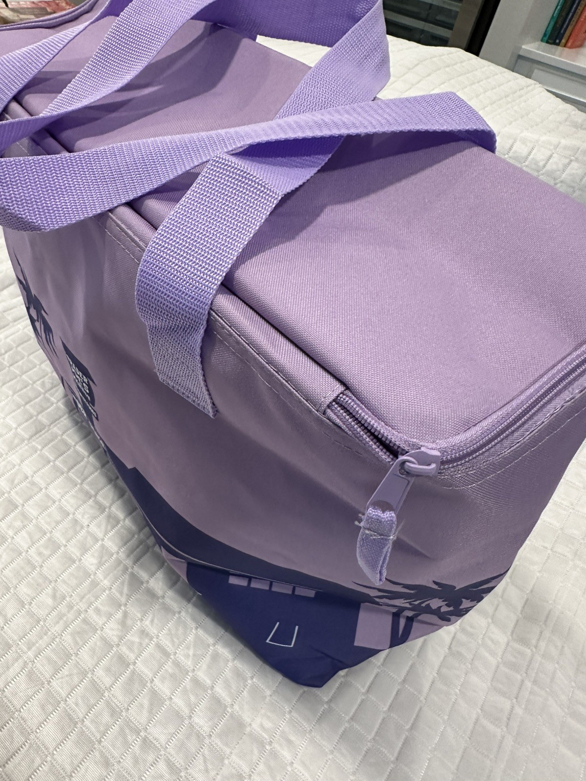 ⭐Trader Joe’s Large 8 Gal Lavender Reusable Insulated Shopping Bag New✨