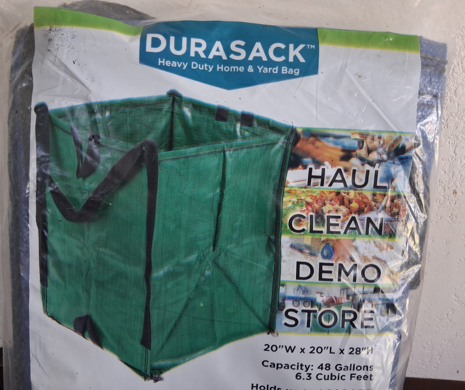 DURASACK Heavy Duty Home and Yard Bag 48-Gallon Woven Polypropylene From Halsted