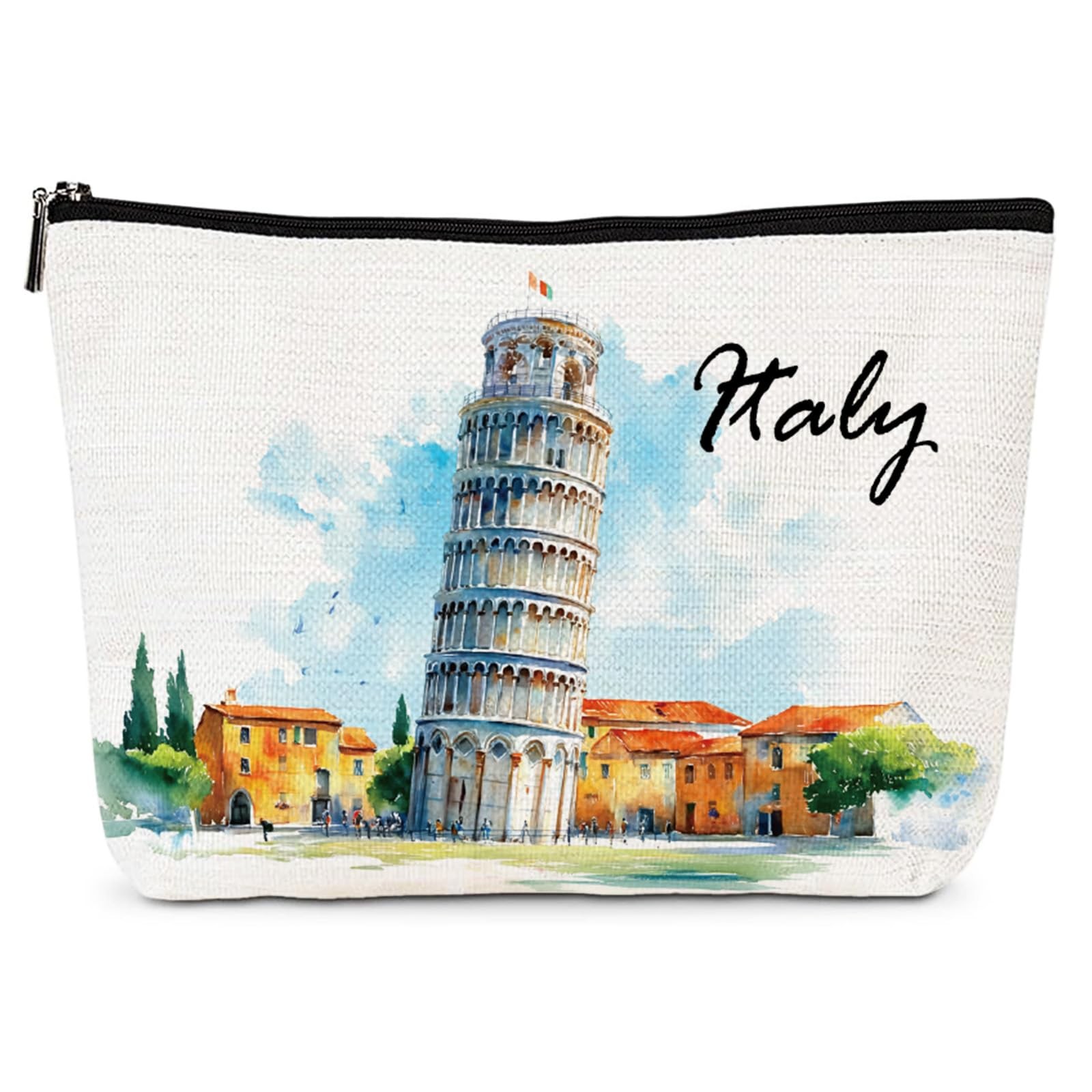 VeloKomo Italian Gifts Makeup Bag – Italy Travel One Size, Multicolor
