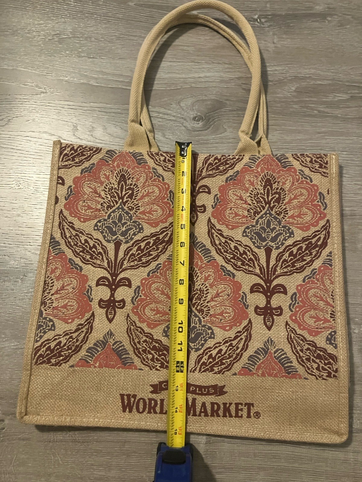 Cost Plus World Market Burlap Bag w/ Handles