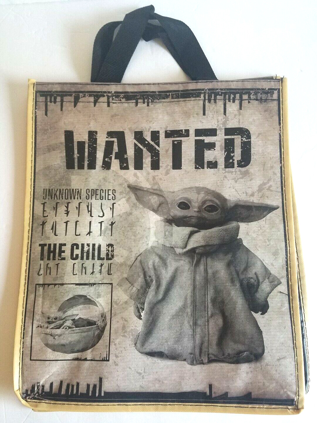 Disney Star Wars The Child Reusable Bag NEW “Wanted” The Child Mandalorian Tote