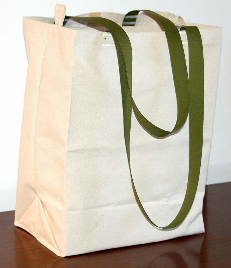 5-Pack Canvas Grocery & Shopping Tote Bags – Eco-Friendly Reusable Made In USA