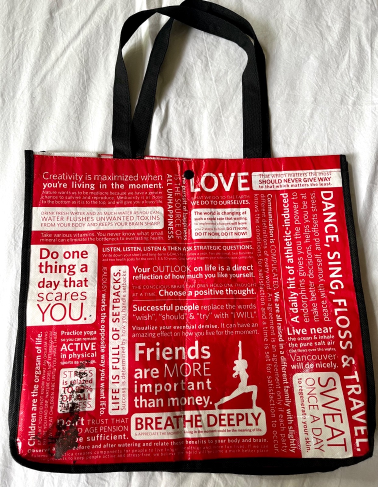 Lululemon Mixed Lot of 20 Reusable Shopping Tote Bags | Different Sizes