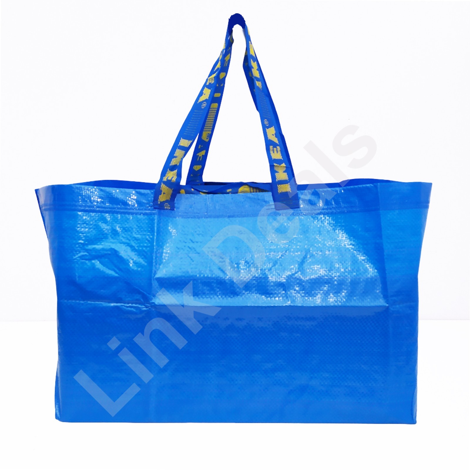 IKEA Frakta Shopping Bag Large Blue Storage Laundry Grocery Durable – 3 BAG