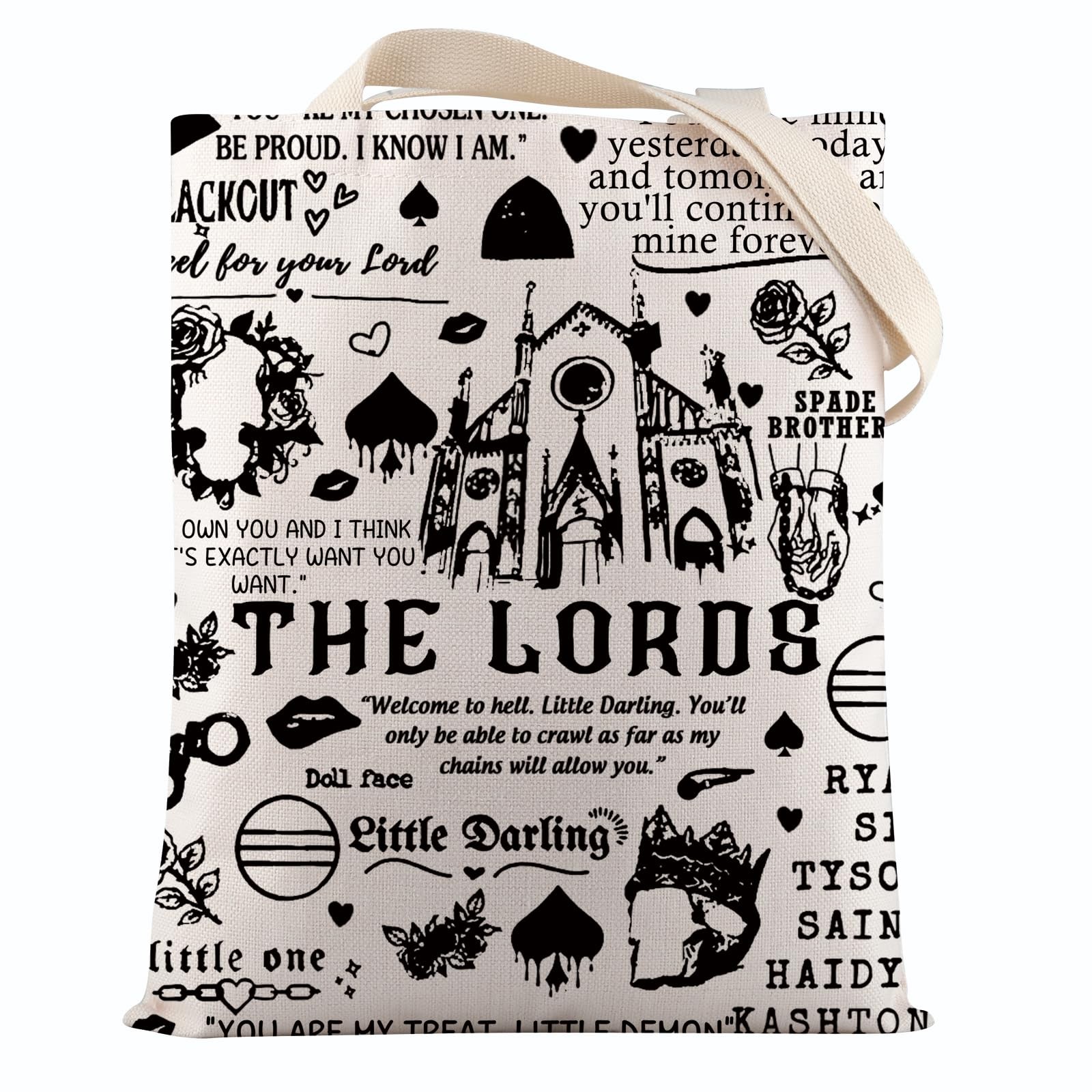 Lords Dark Romance Reader Merch Lords Book Lover Crossbody Bag Lords Series B…