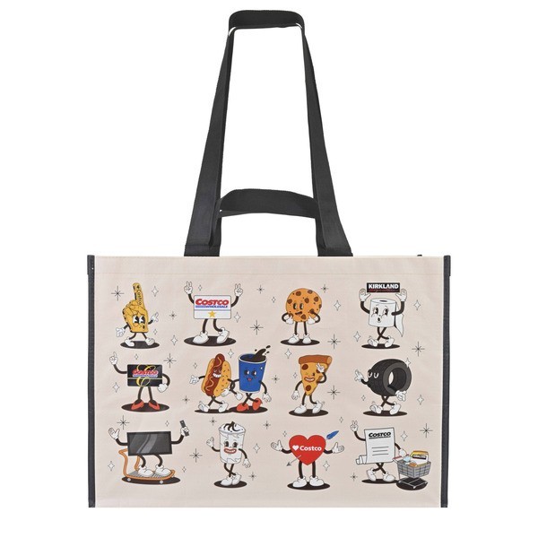 Costco Wholesale Reusable Shopping Tote Bags Set of 4 Insulated Grocery Bags