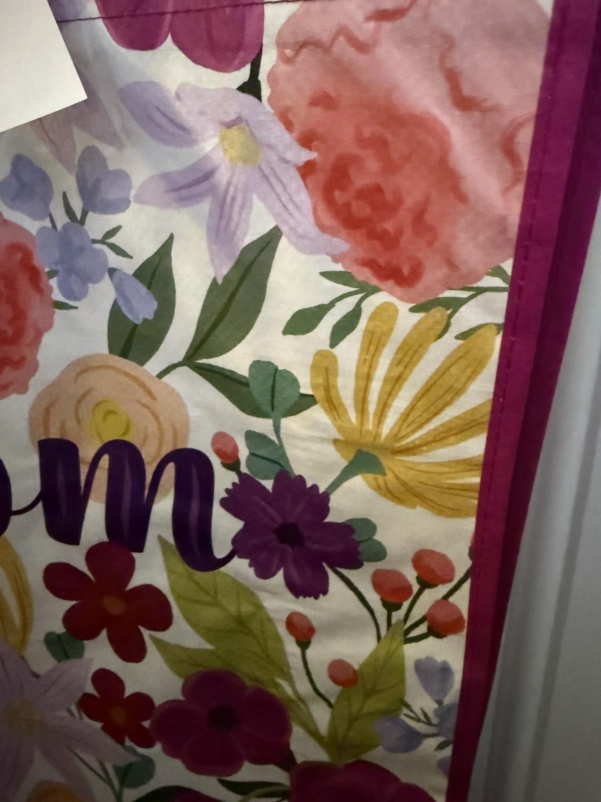 Reusable MOM Nwt Floral Colorful Eco Friendly Extra Large Tote Bag Love