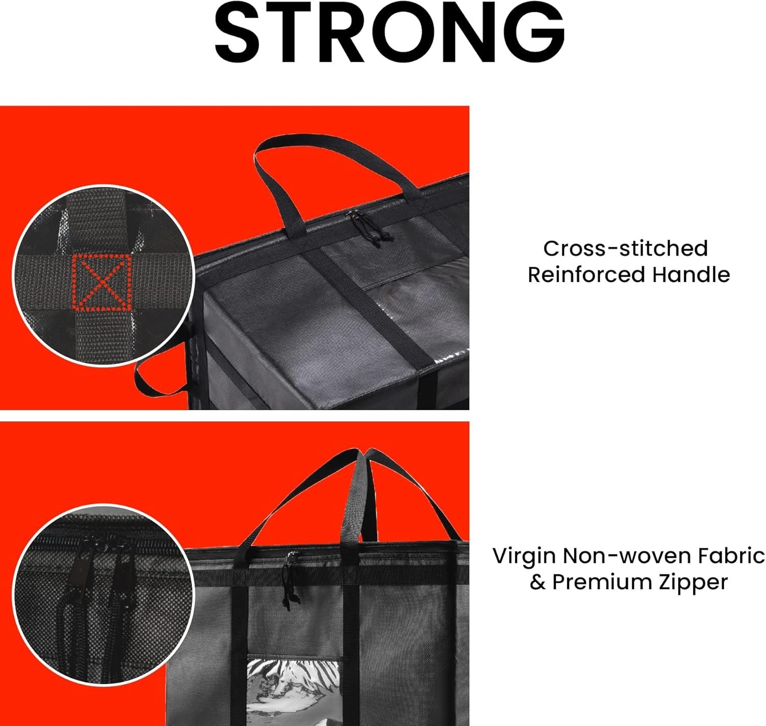 Heavy-Duty 3XL Insulated Catering Tote – Perfect for Grocery & Food Delivery