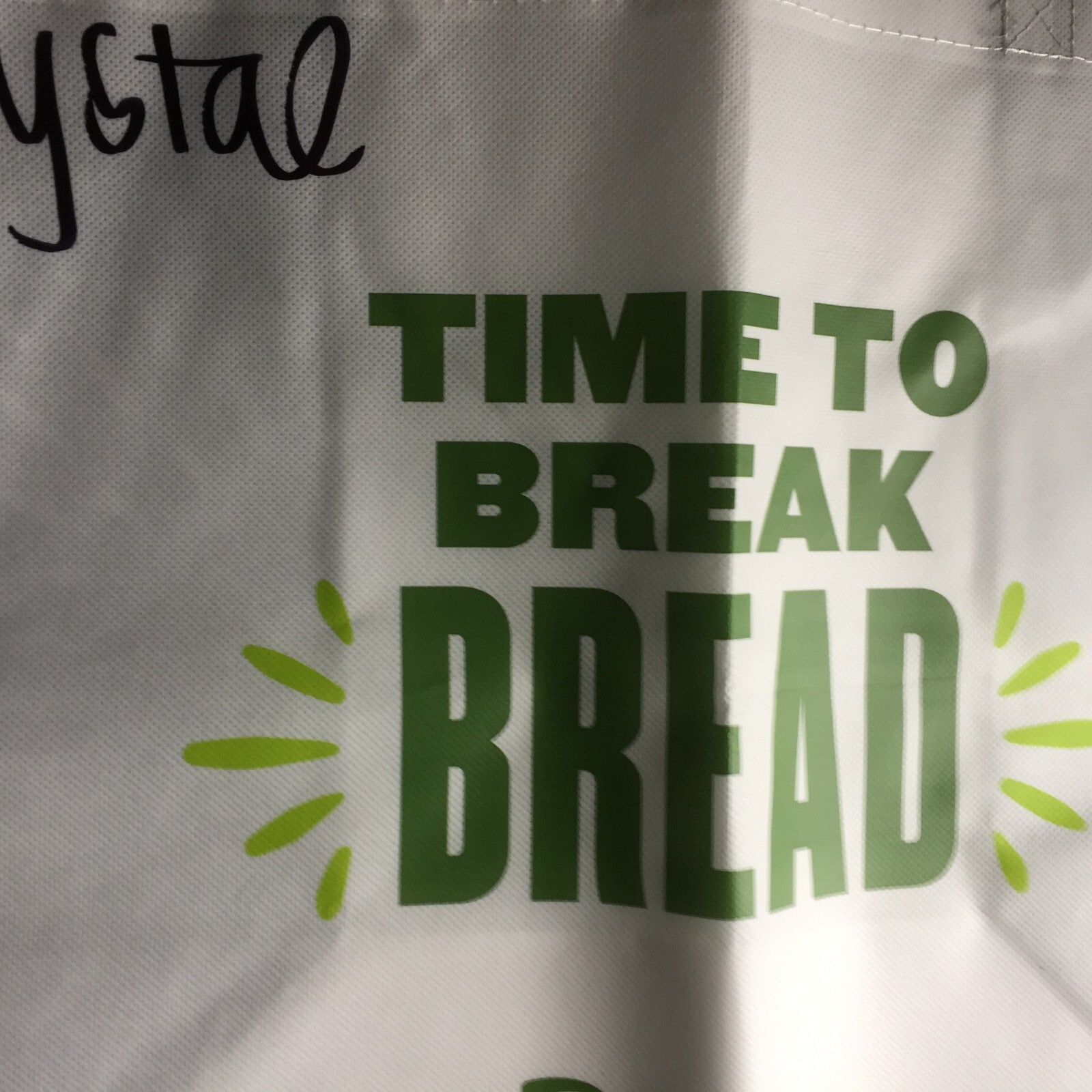 Panera Large 21” x 18” 12” Catering Bag (Marked Up)