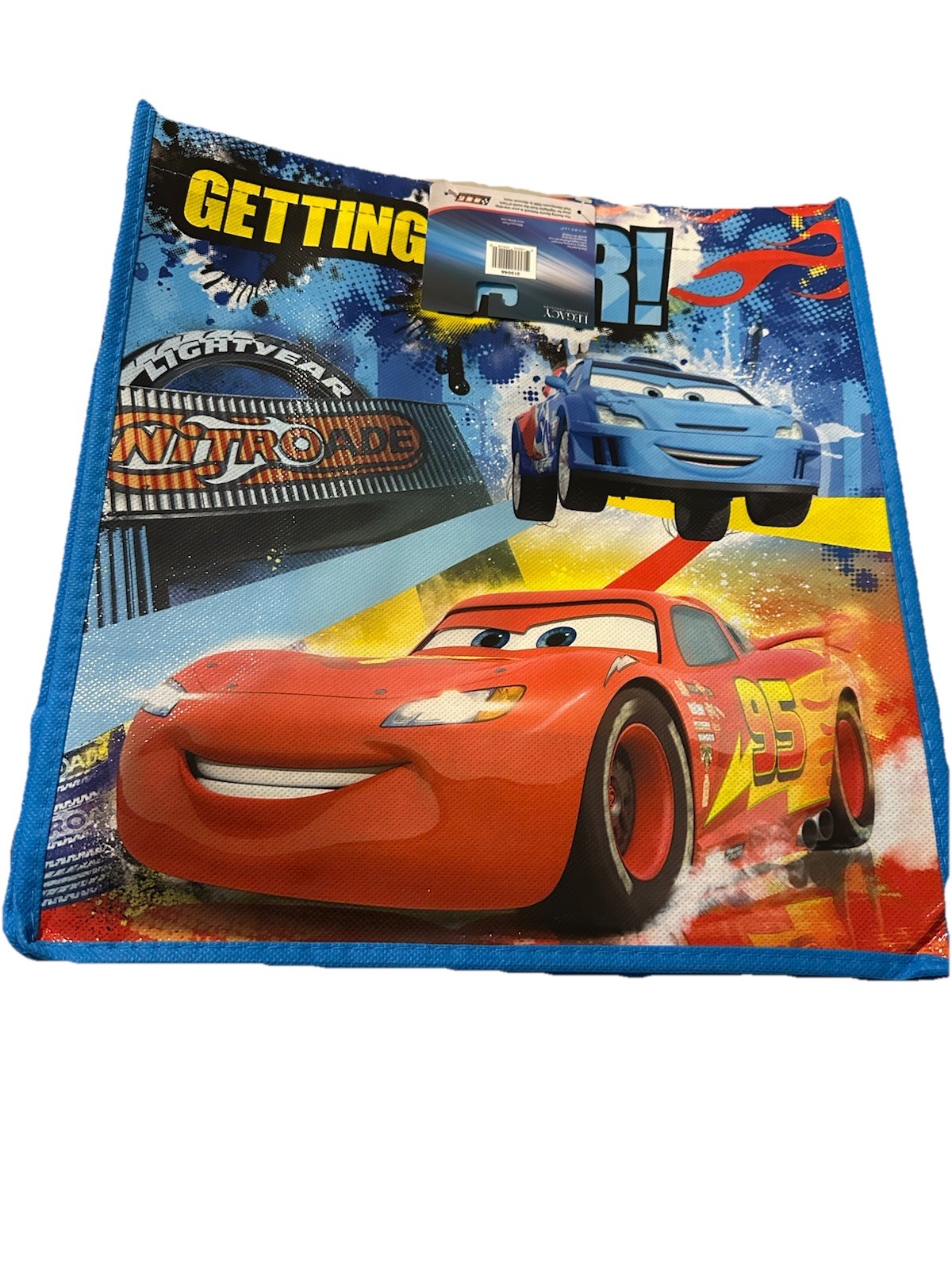 Disney Pixar Cars 13x13x6.5 Inch Bags Kids Character Party W/Handles