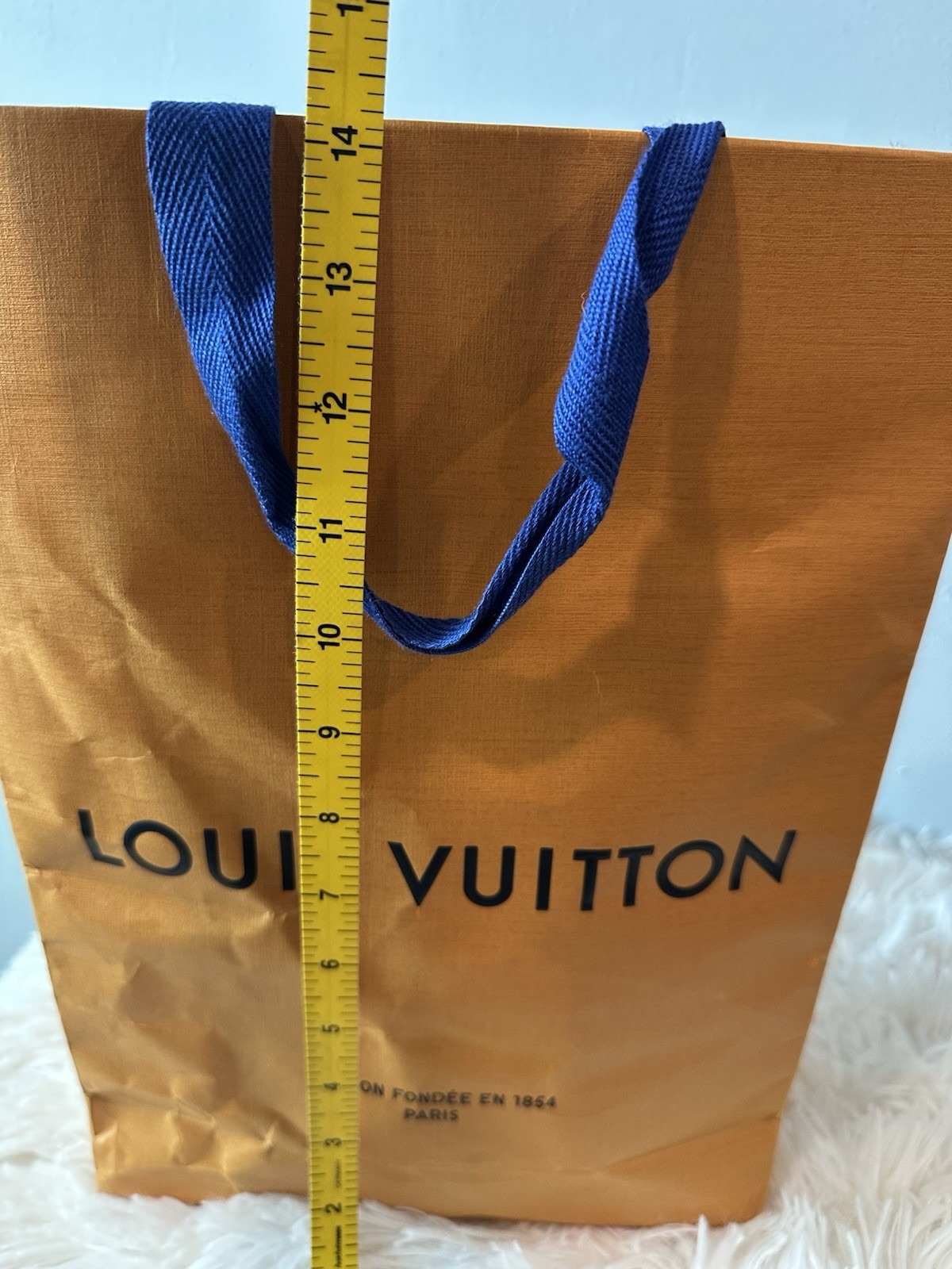 Authentic Louis Vuitton Reusable Shopping Bag Foldable 13x10x4 in