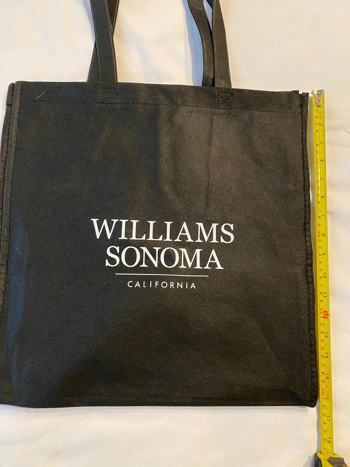 One Williams Sonoma California Large Shopping Reusable Bags Tote Light