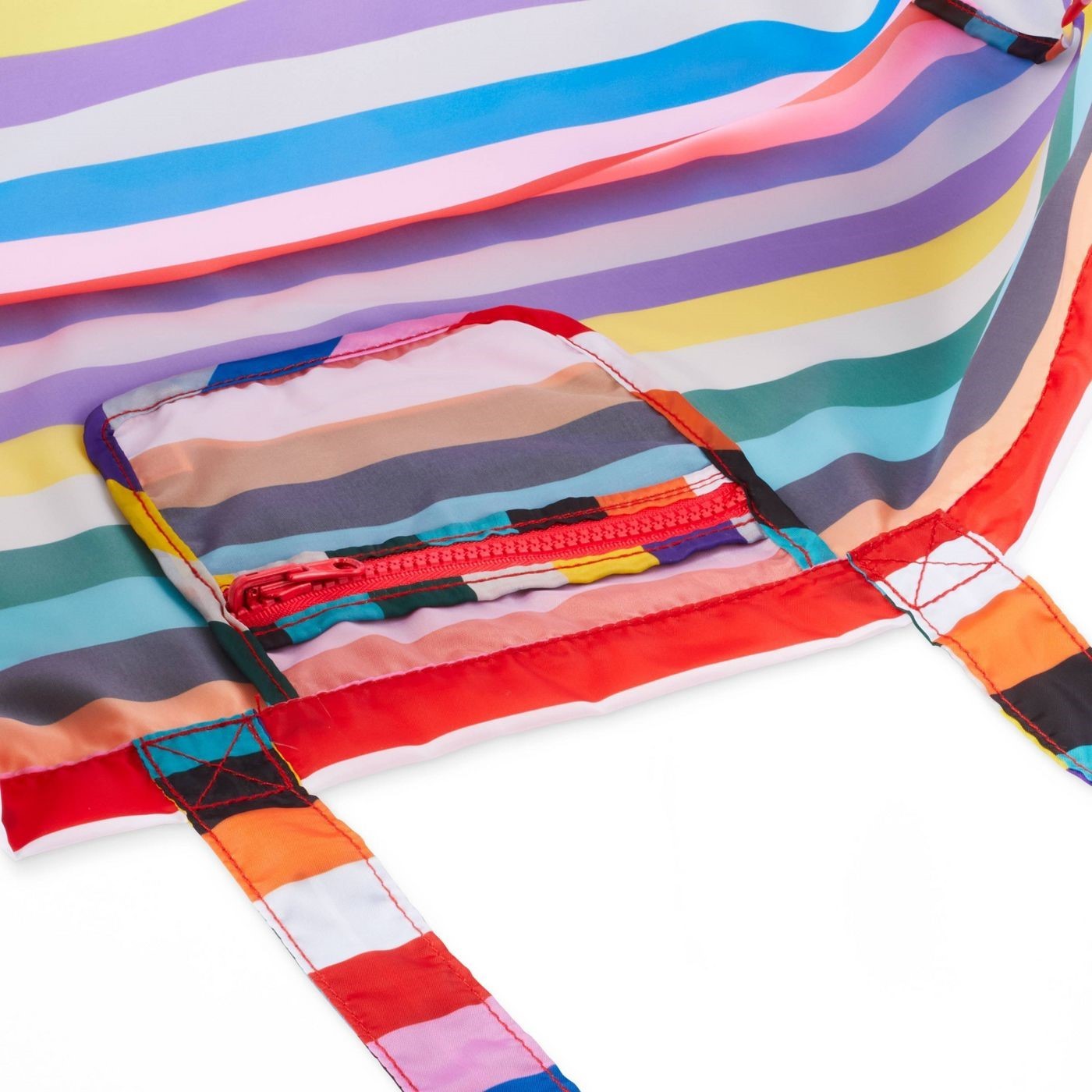 LEGO Reusable Rainbow Mix Stripe Lightweight Tote Bag – LEGO x Target Collection