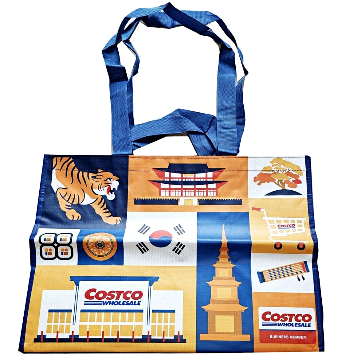 Costco Wholesale Korea Reusable Shopping Bag Large – Korean Design 🔸Tracking🔸