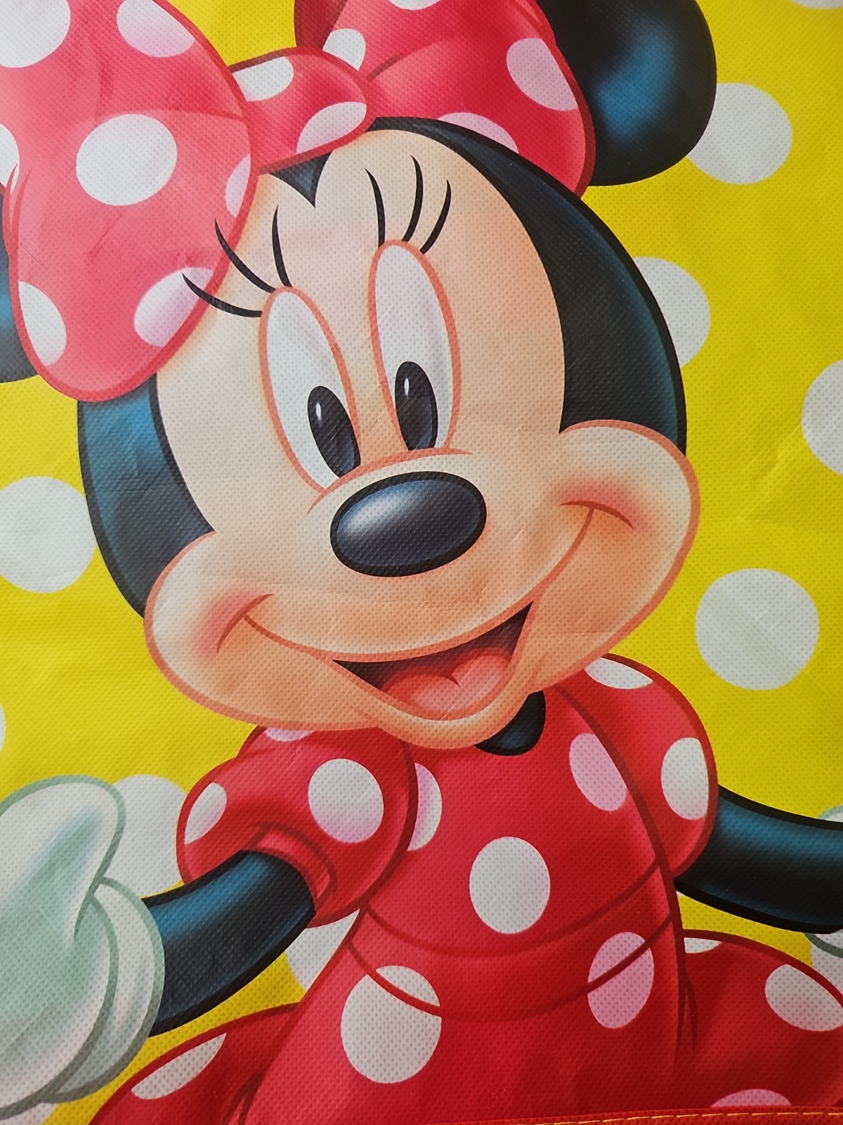 Minnie Mouse Reusable Shopping Tote Bag Size 3x12x13″ Disney