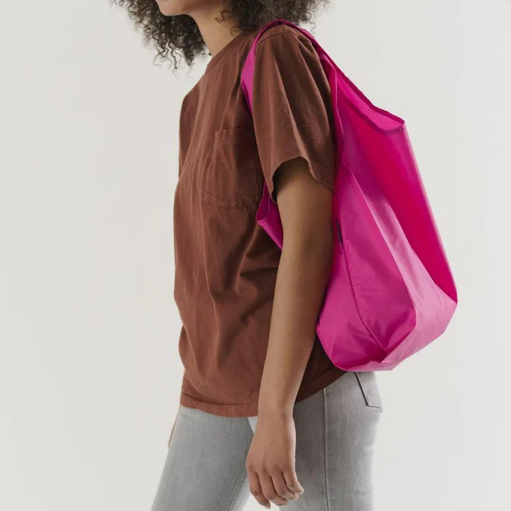 NWT Baggu Standard Reusable Bag Magenta US seller Discontinued OOP Sold Out