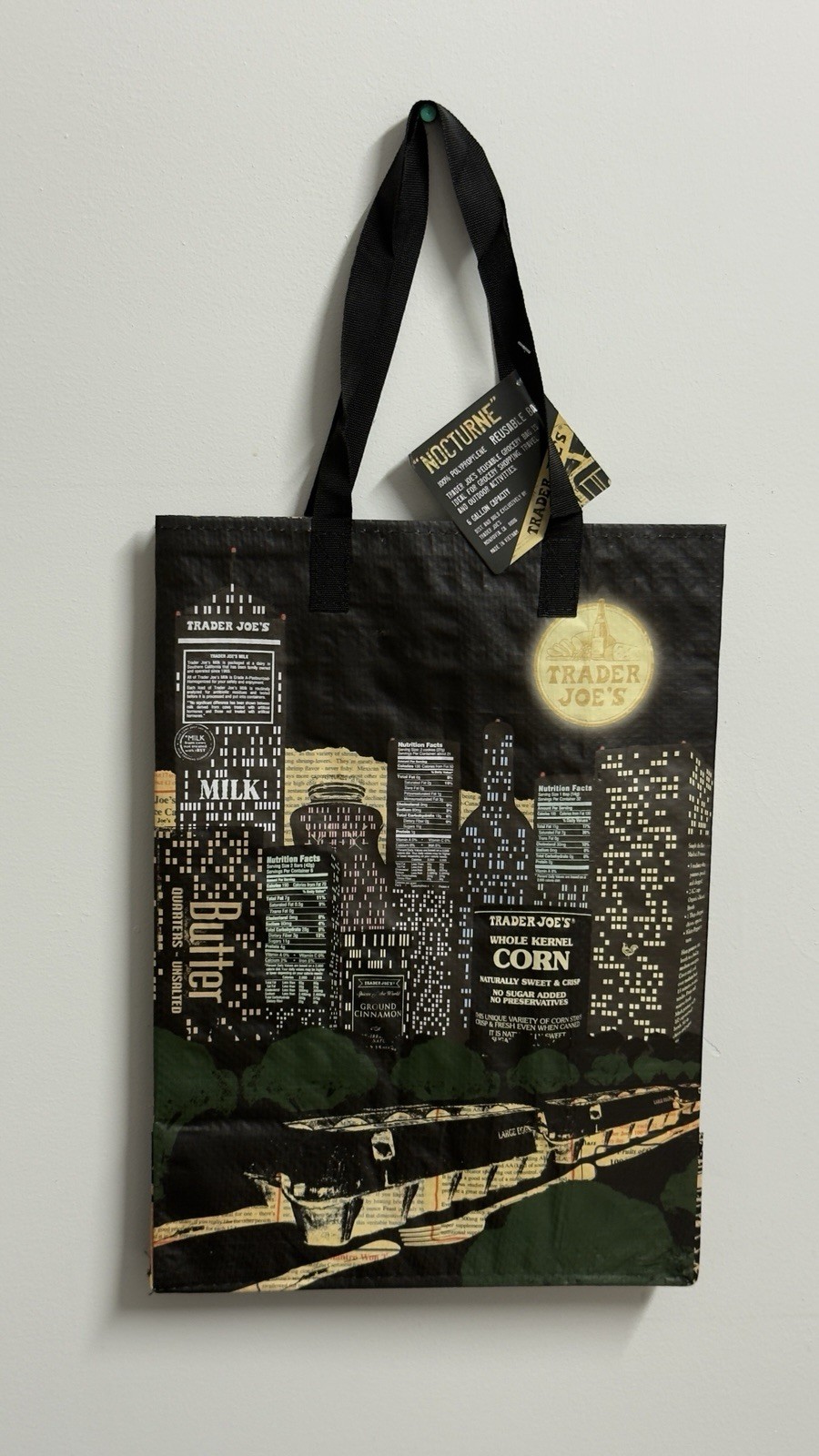 Trader Joe’s NWT Nocturne Reusable Shopping Bag