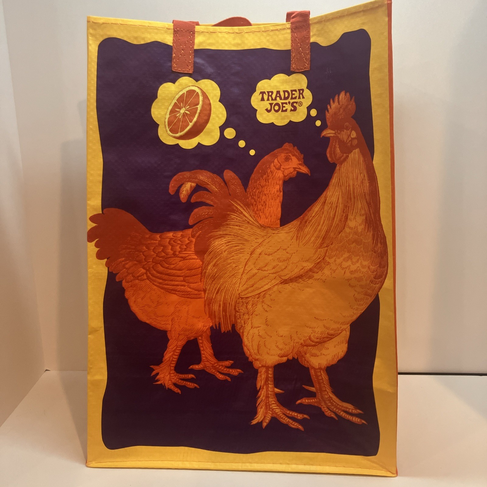 TRADER JOE’S “ORANGE CHICKEN” Reusable Shopping Bag RARE Limited