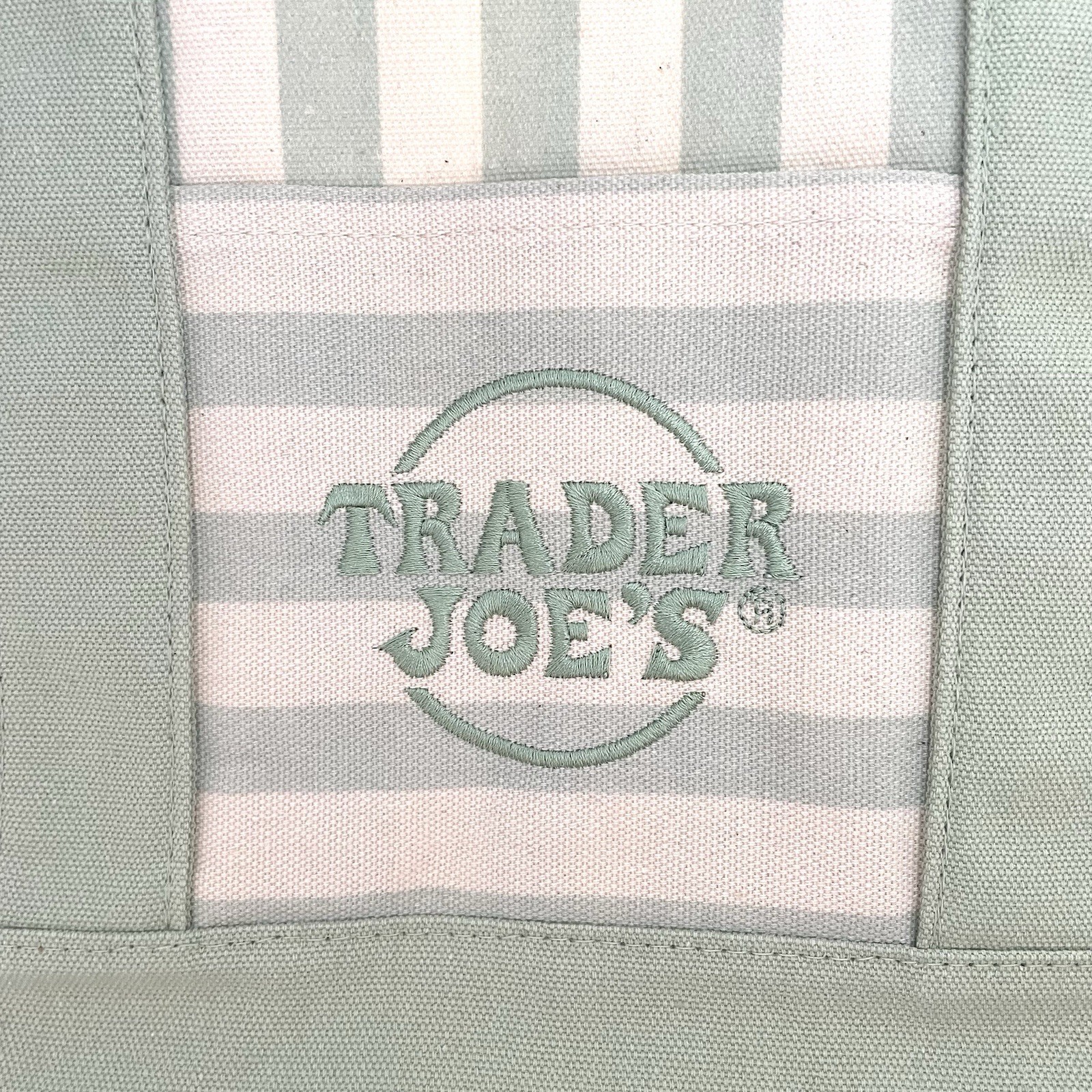 Trader Joe’s Mini Striped Pastel Canvas Tote Bag SET Of 4 Limited Edition NWT