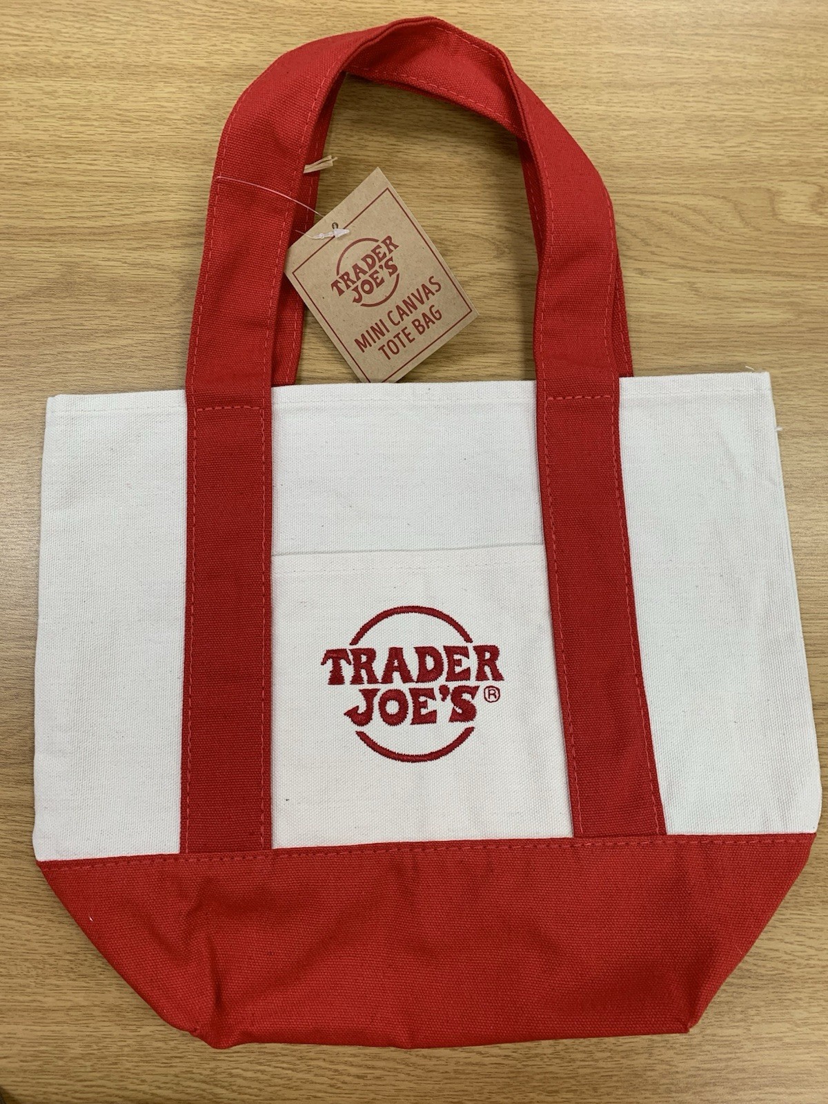 Trader Joe’s 2025 Mini Red Tote Bag – Limited Edition – New with Tag