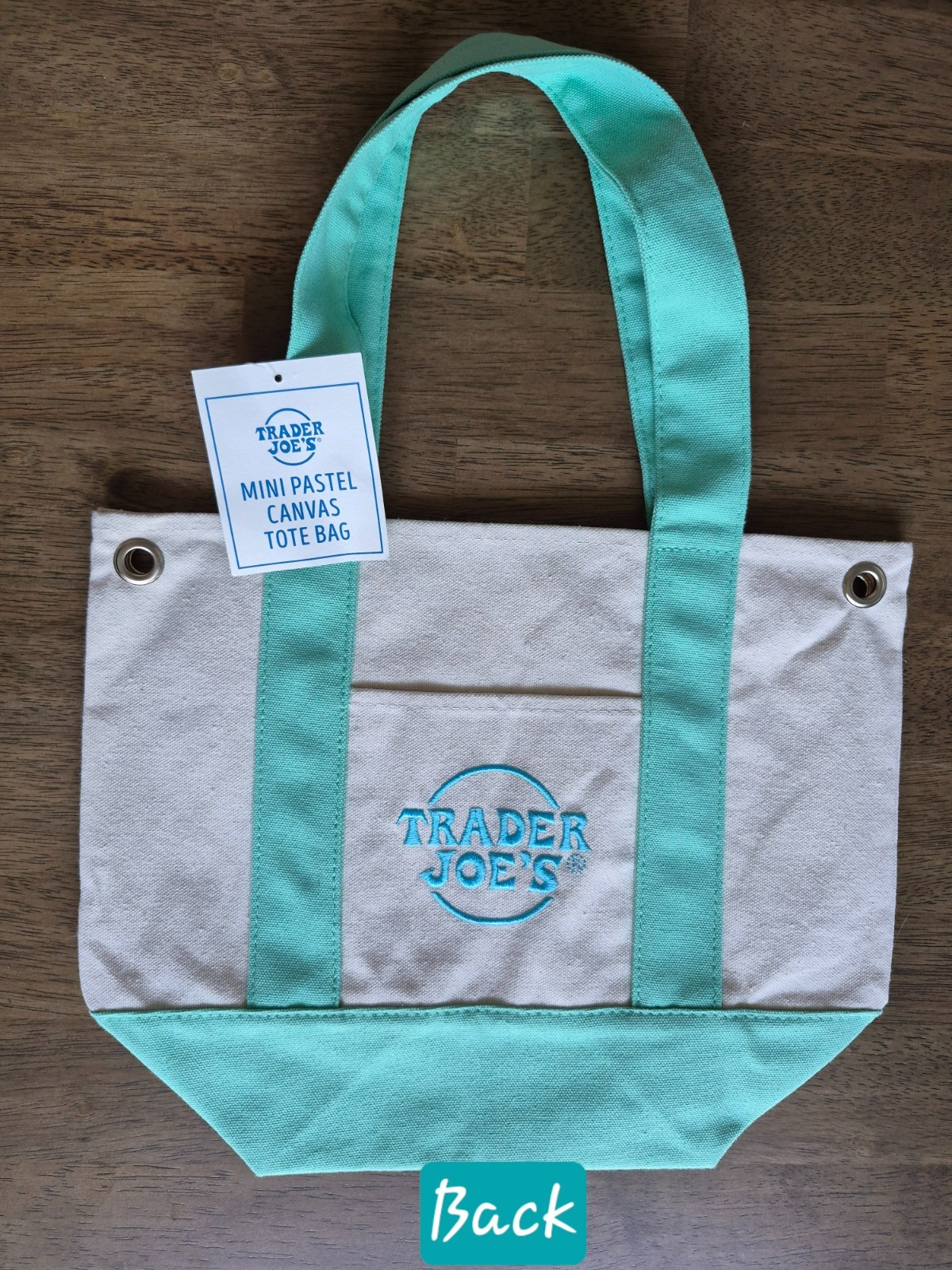 🧳Authentic Trader Joe’s Mini Tote Iron-On Travel/Fall/Flower/Bee Patch Design🍁