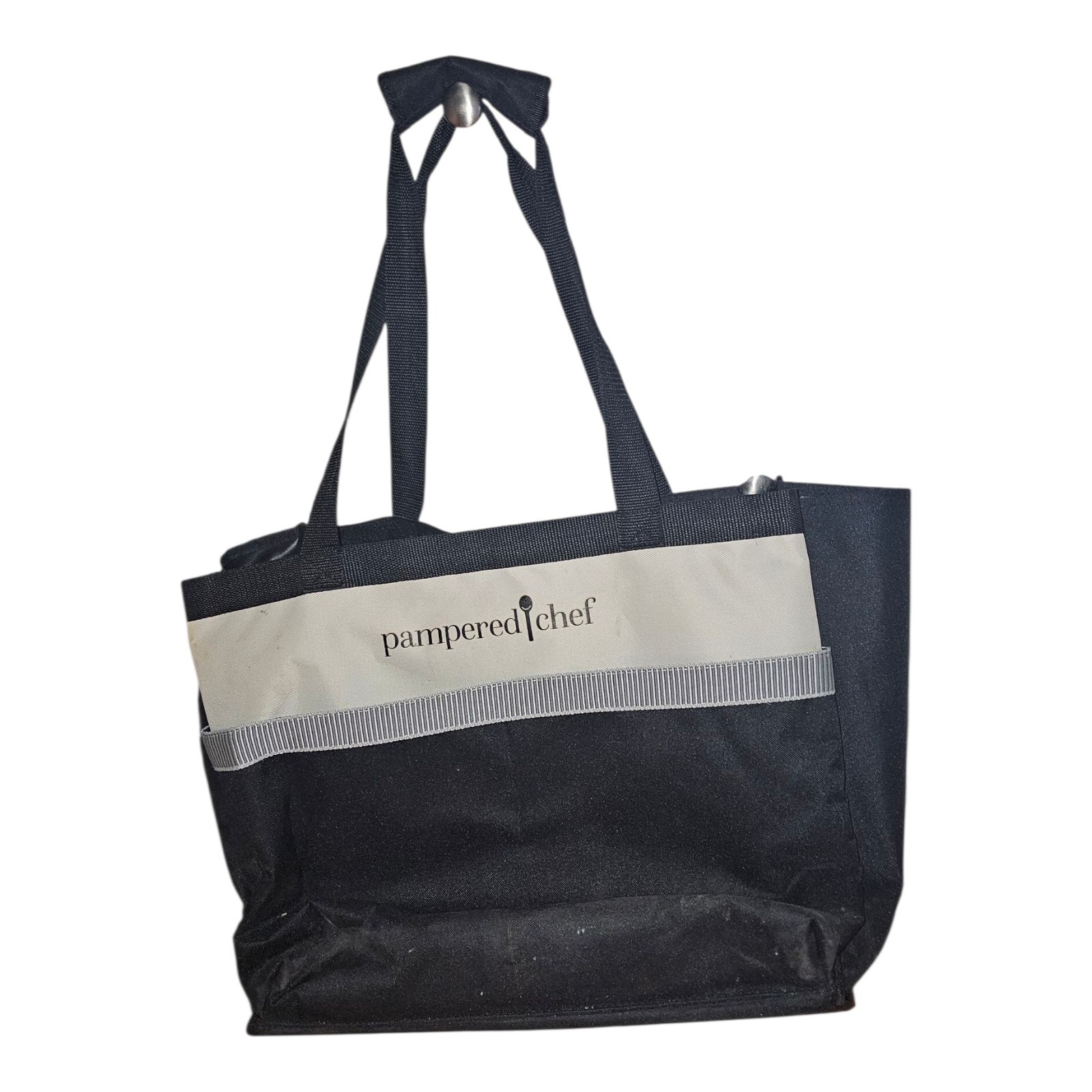 Heavy Duty Pampered Chef Extra Large Tote Bag 17.5″ x 12″ x 15″ Lined