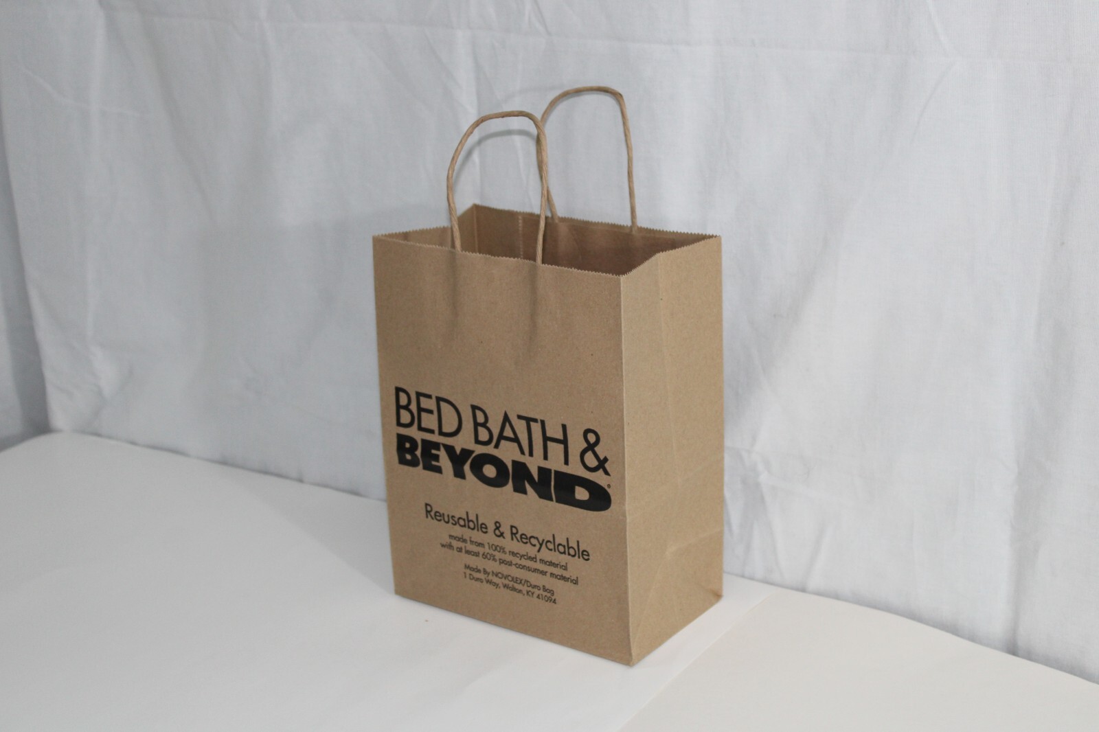 30 NEW! BED BATH & BEYOND/buy buy BABY Small Reusable Brown Paper SHOPPING BAG