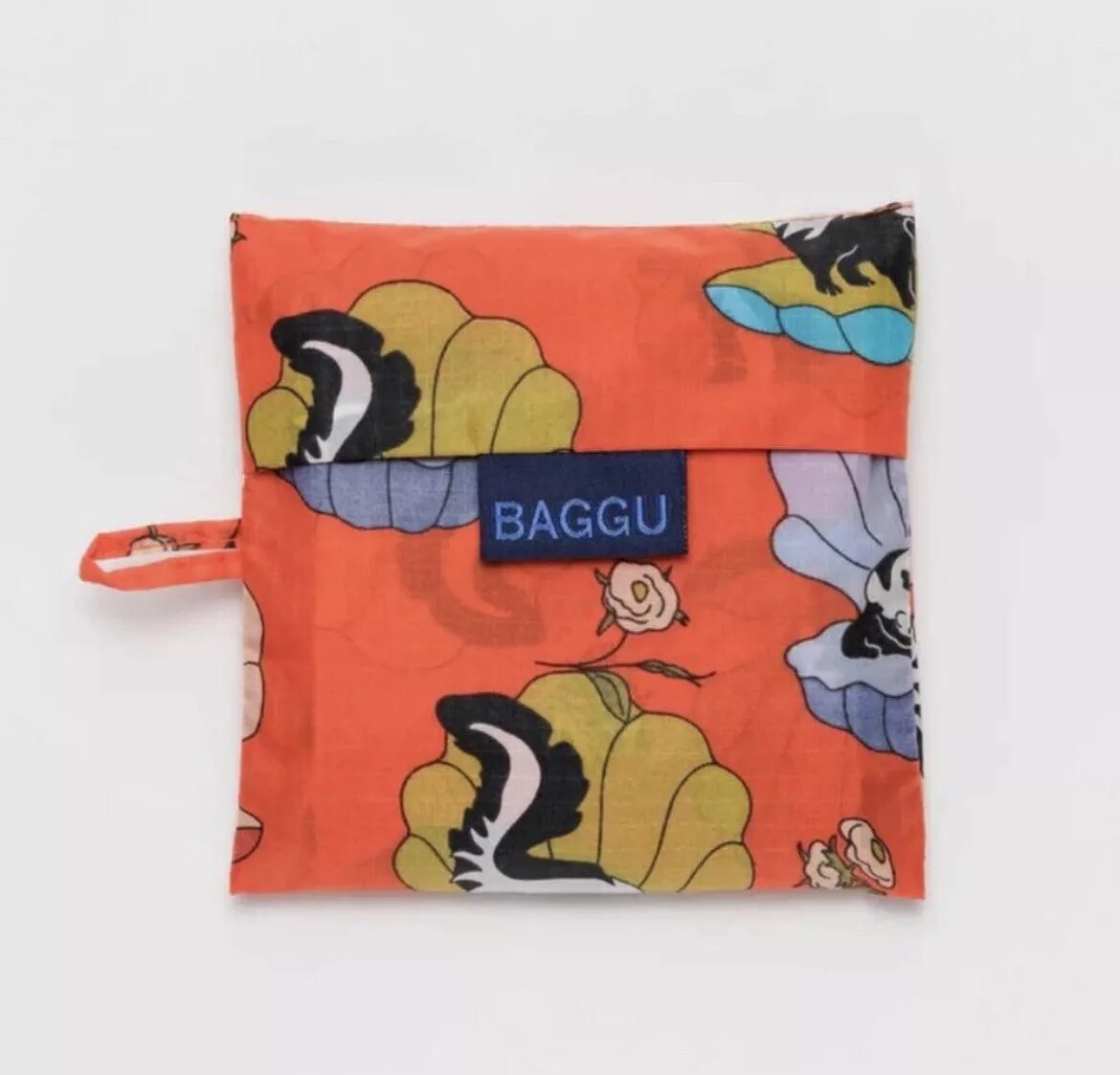 NWT Baggu Standard Reusable Bag Half Shell Skunk US seller Sold Out Rare H2F