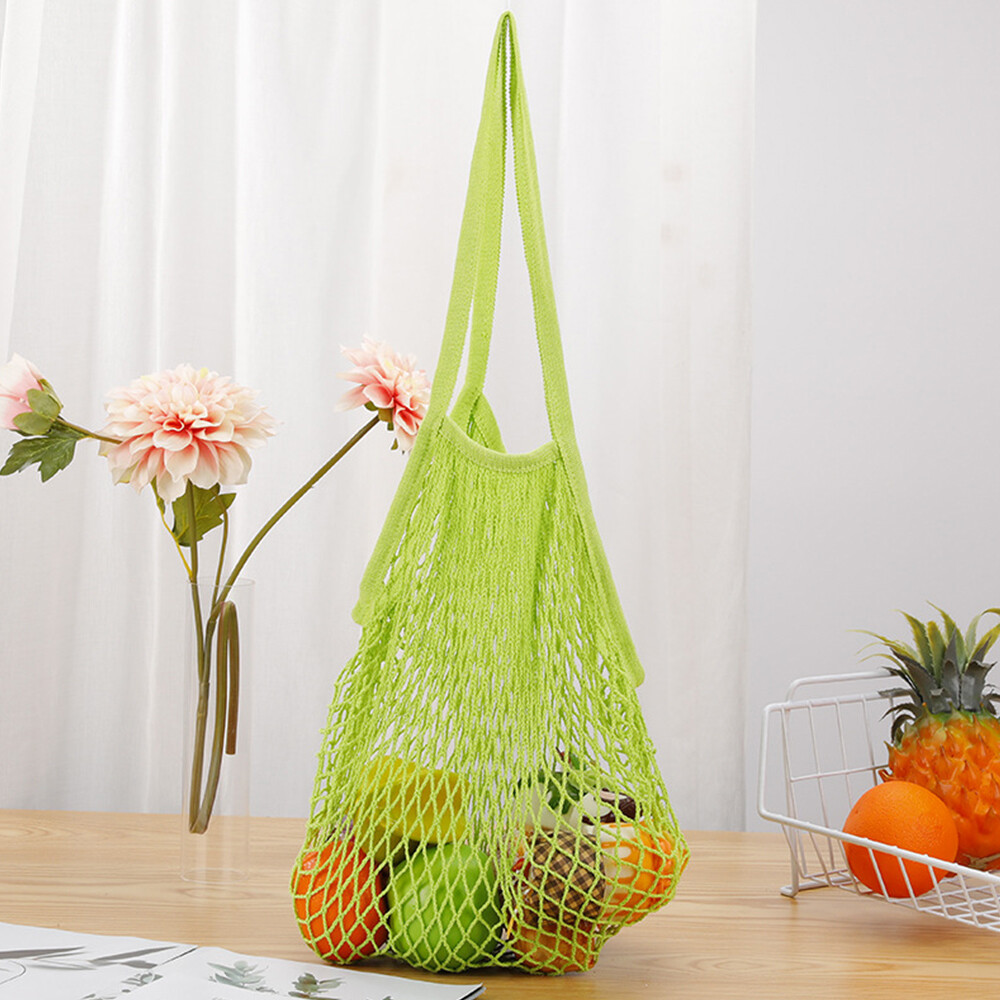Mesh Net Bag Reusable String Shopping Bag Fruit Veg Grocery Handbag Storage Bag