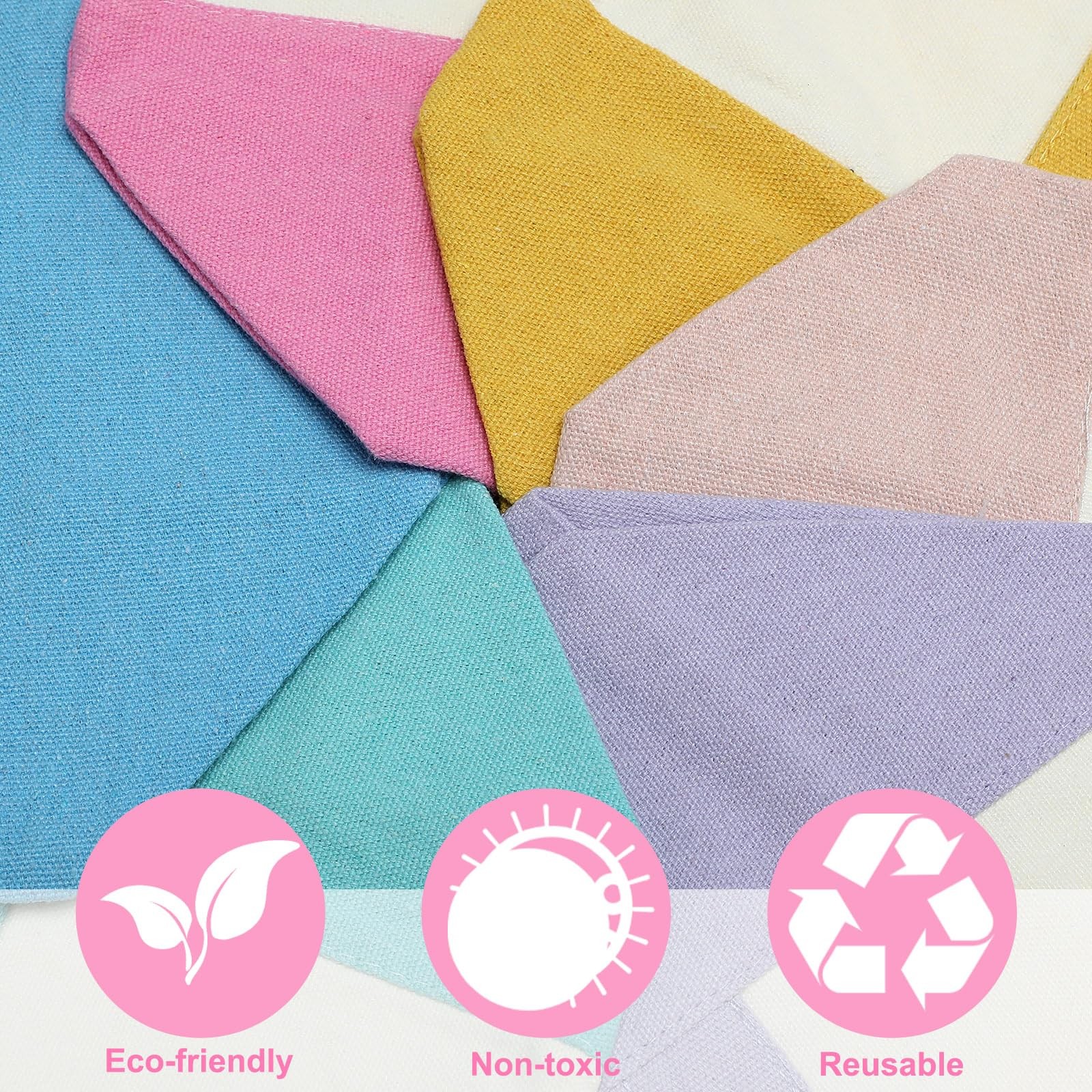 12 Pcs Pastel Canvas Tote Bag Bulk 14.6″ x 19″ x 6″ Shopping Bag with Pocket …