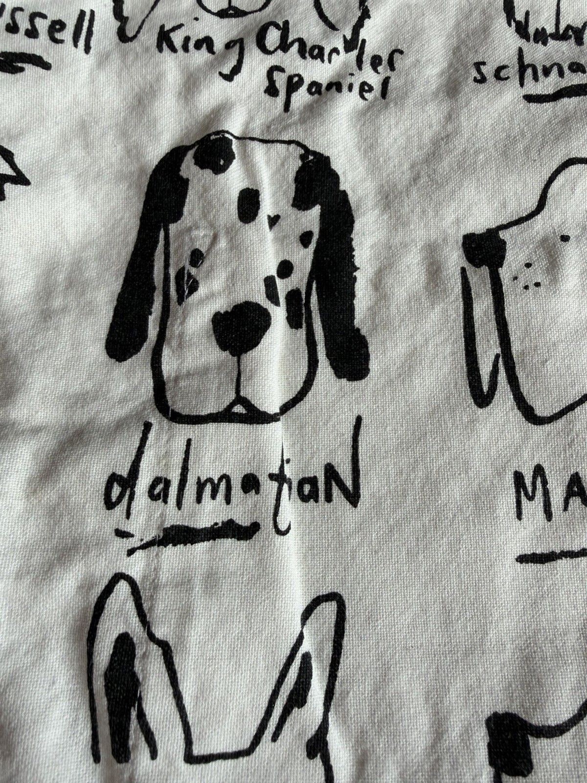World Market Dog Canvas Tote Dog ￼Breeds Beige And Black