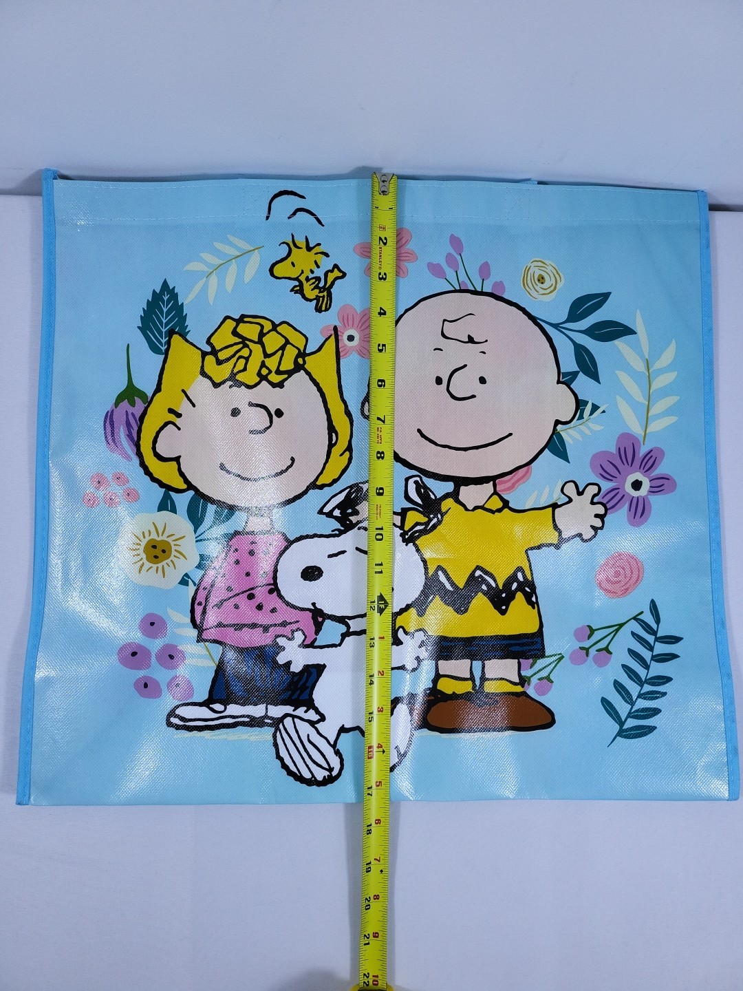 Peanuts New Snoopy & Gang Reusable Shopping Bag Grocery Travel Bag