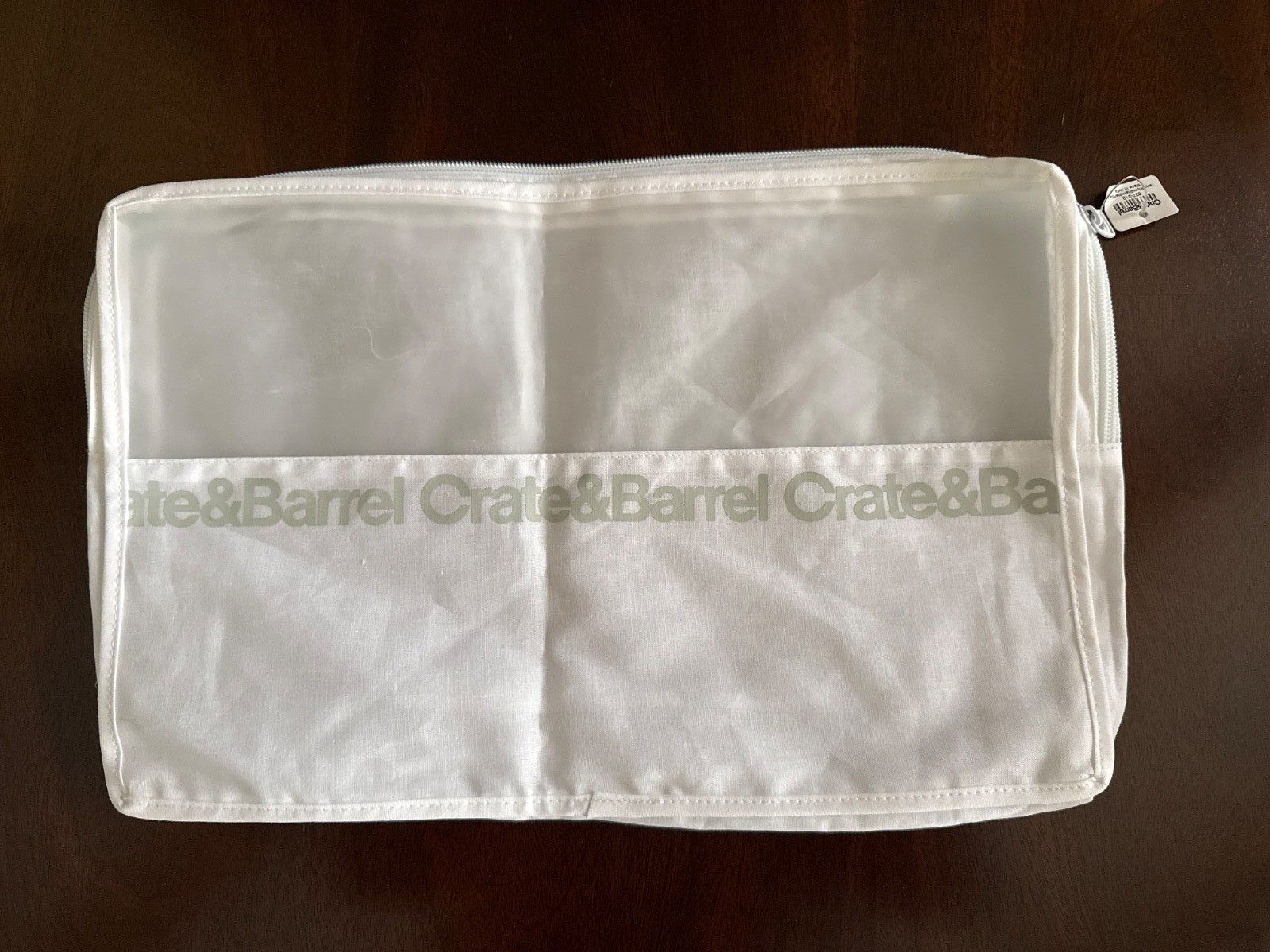 Crate & Barrel Bags, Storage, Travel, Fabric, Zipper, Various Sizes, Select, NWT