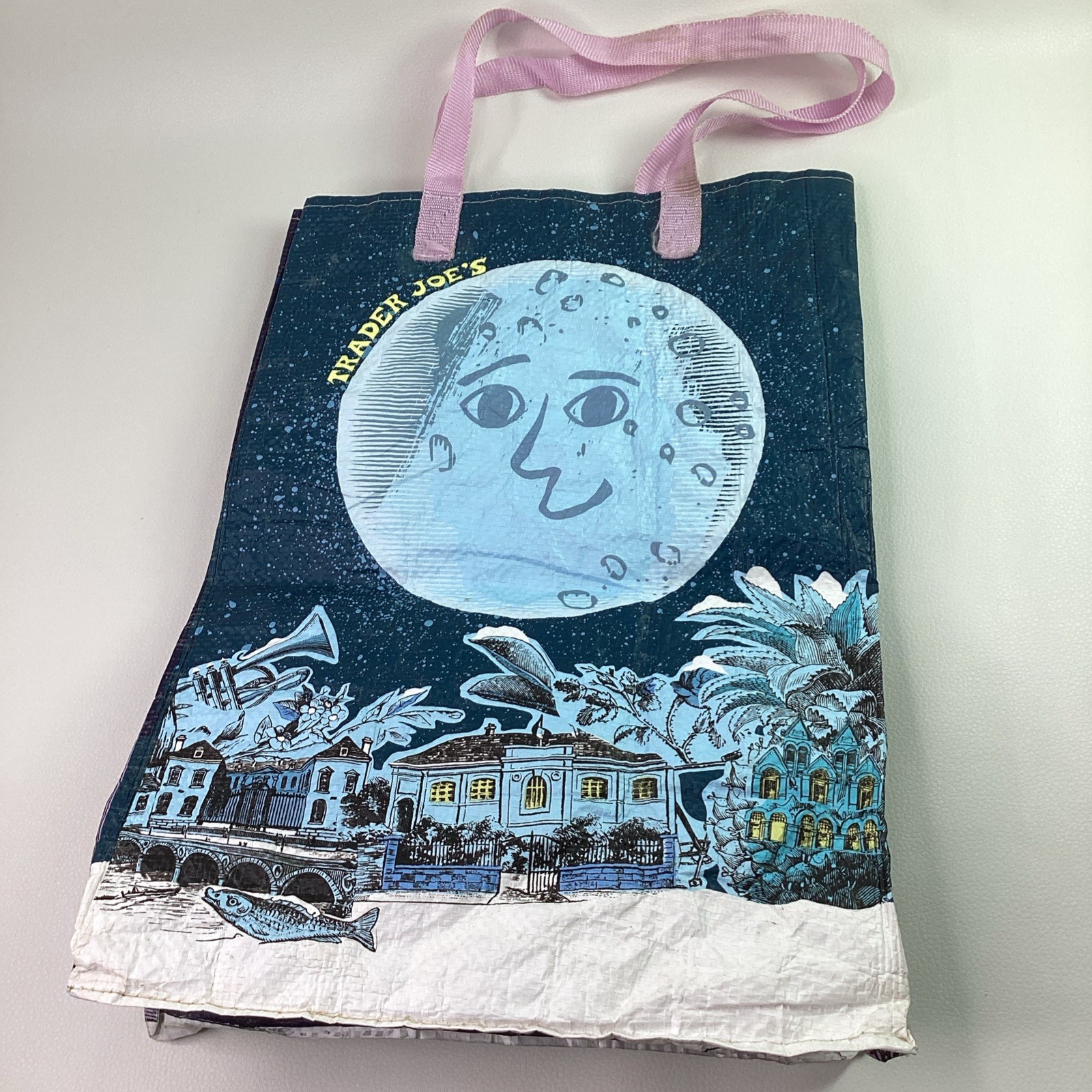 Trader Joe’s MOON 2016 Happy New Year Reusable Shopping Bag Tote Rare