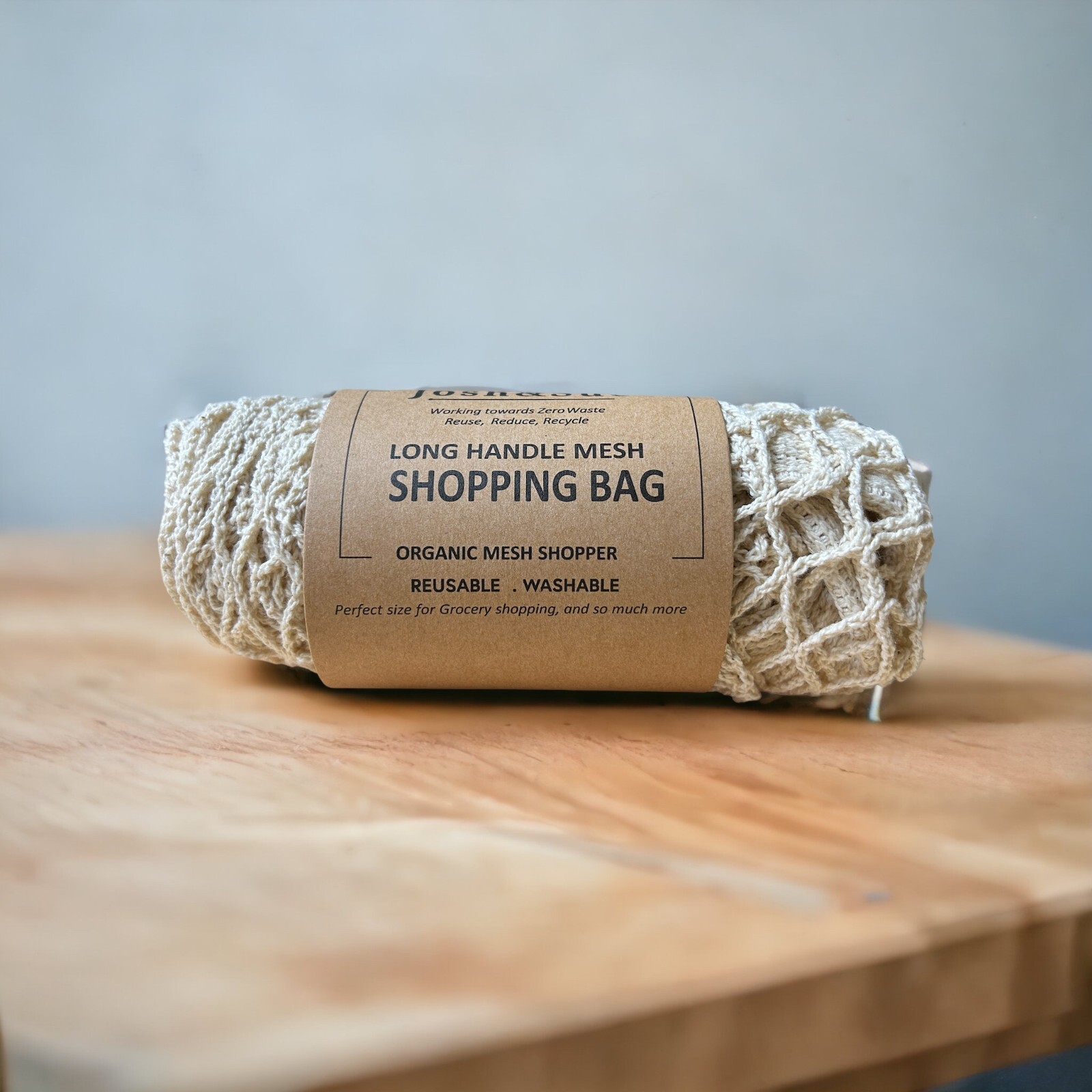 100% Organic Cotton Mesh Shopping Bag