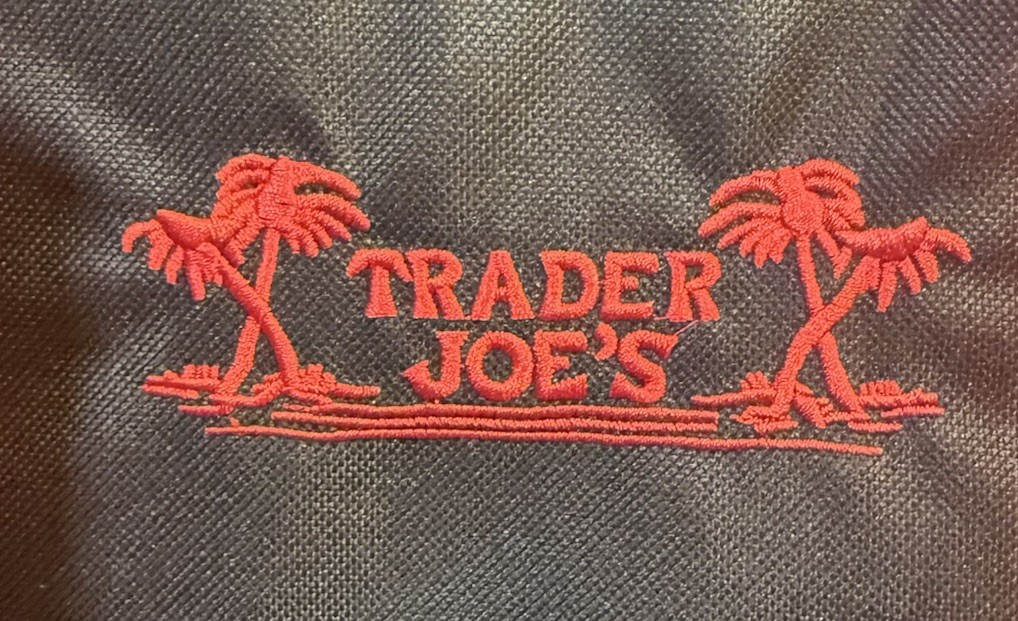 Trader Joe’s Insulated Cooler Tote Bag XL 7 Gallon Reusable Black Red New