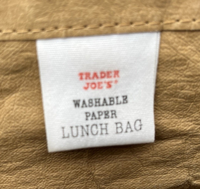 Trader Joe’s Washable Reusable Paper Lunch Bag