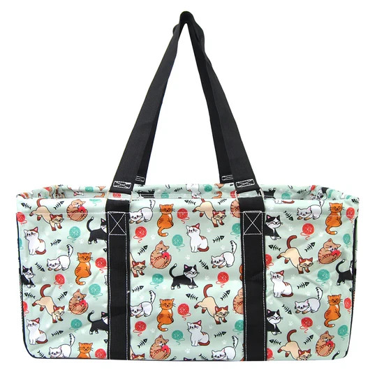 NGIL Extra Large Utility Tote Reusable Grocery Bag Oversized Collapsible