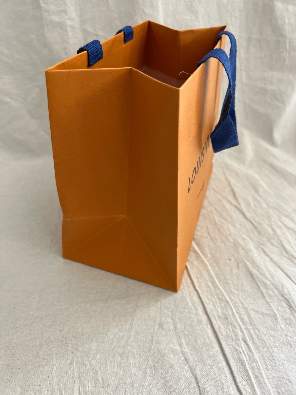 Louis Vuitton Reusable Paper Shopping Bag Orange 7″ x 8.5″ x 4.5″