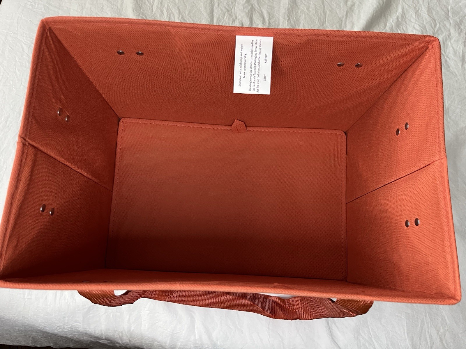 Trader Joe’s Reusable Heavy-Duty Collapsible Shopping Tote Bag. New W/tag!
