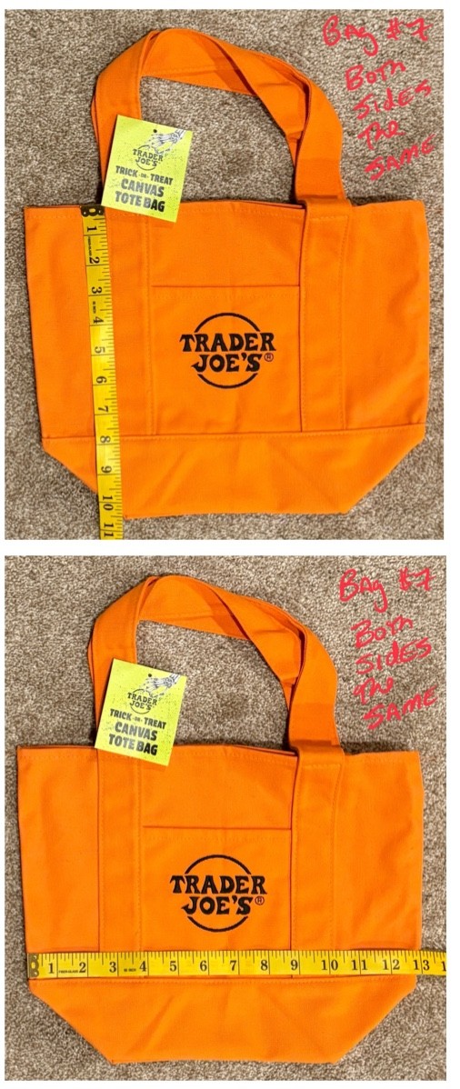 Collector Lot of 10 Different Trader Joe’s Tote Bags All New