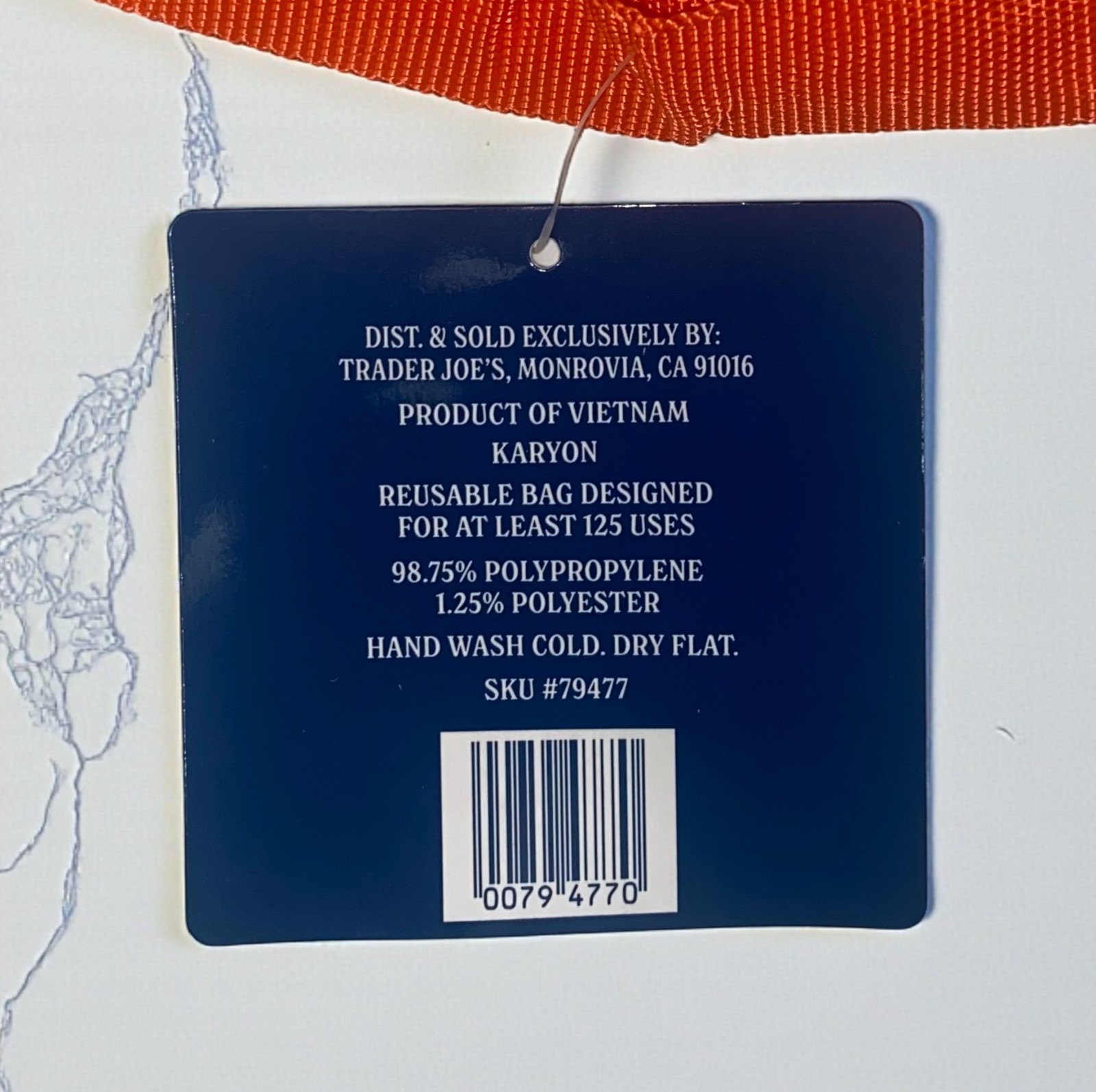 Trader Joe’s Reusable Gift Bag Holiday ’25 Choice Of White Pink Blue Limited NWT