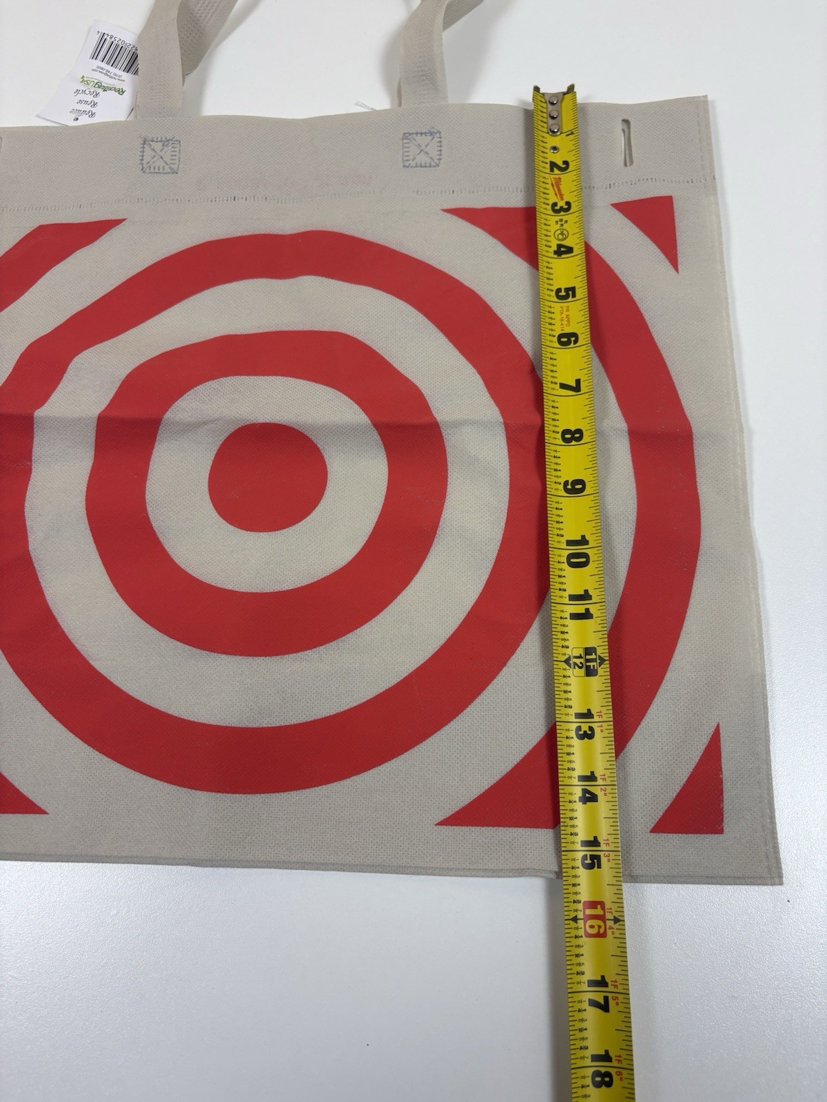 Lot of 10 Target Foldable Reusable Shopping Bag Gray Durable Eco Grocery Bag