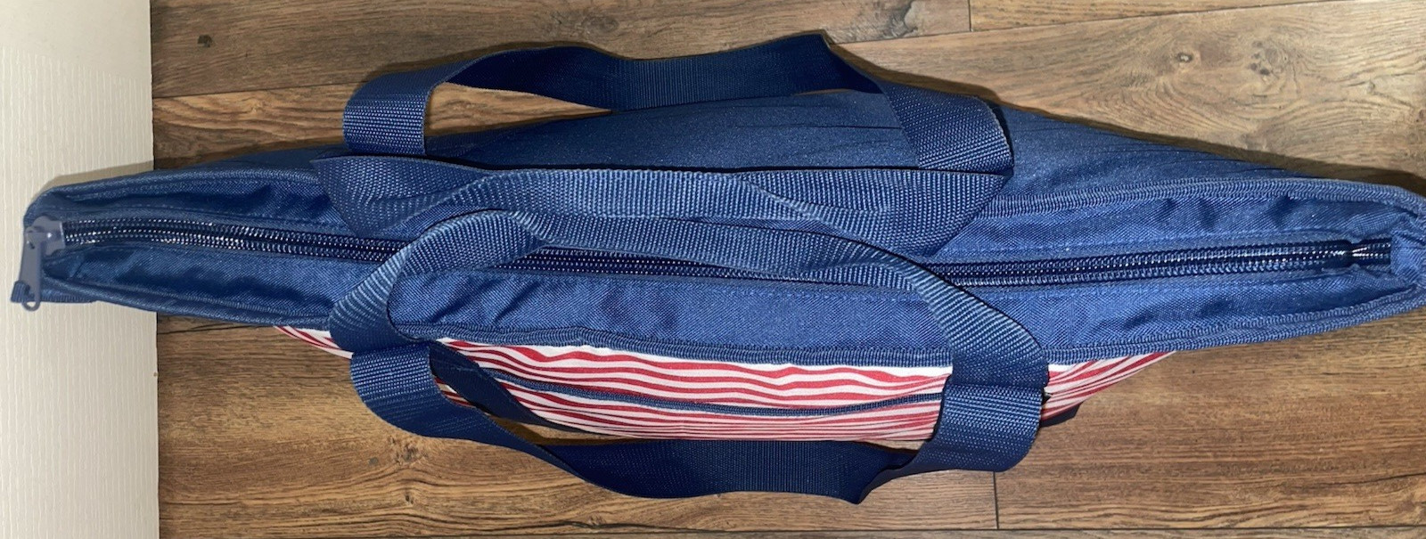 Member’s Mark Dual Carry Insulated Shopper Tote Patriotic Style Red White Blue