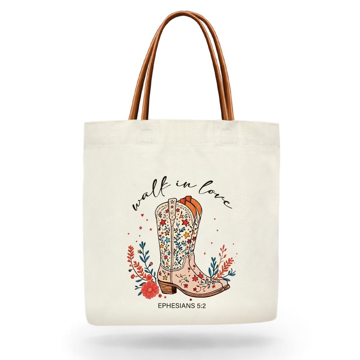 Cowgirl Western Tote Bag for Women, Christian Gifts for Women, Mother’s Day B…