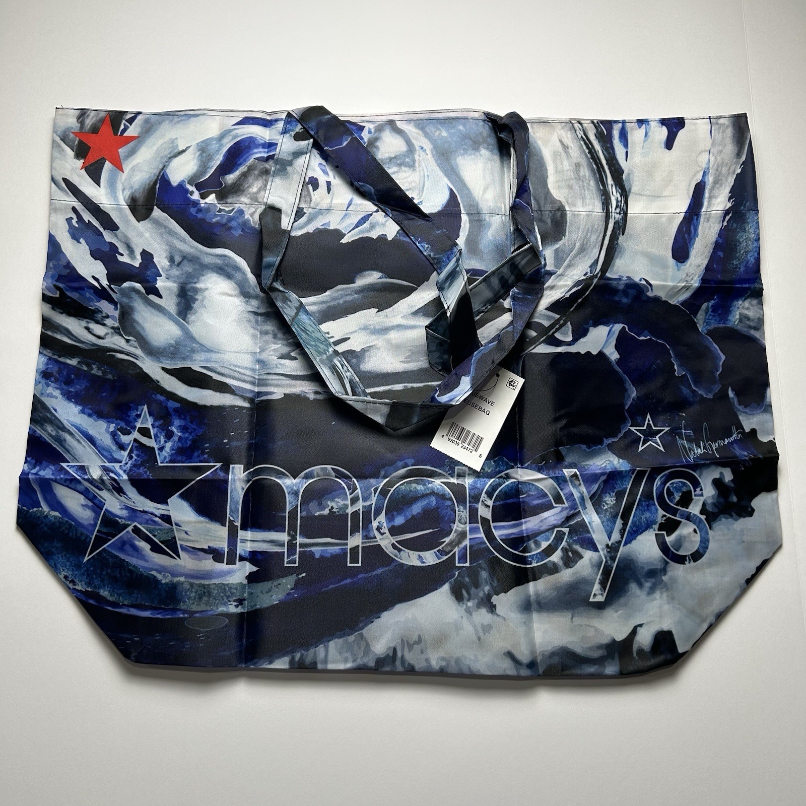 MACY’S Reusable Shopping Tote Bag Made from Recycled Plastic from The Ocean